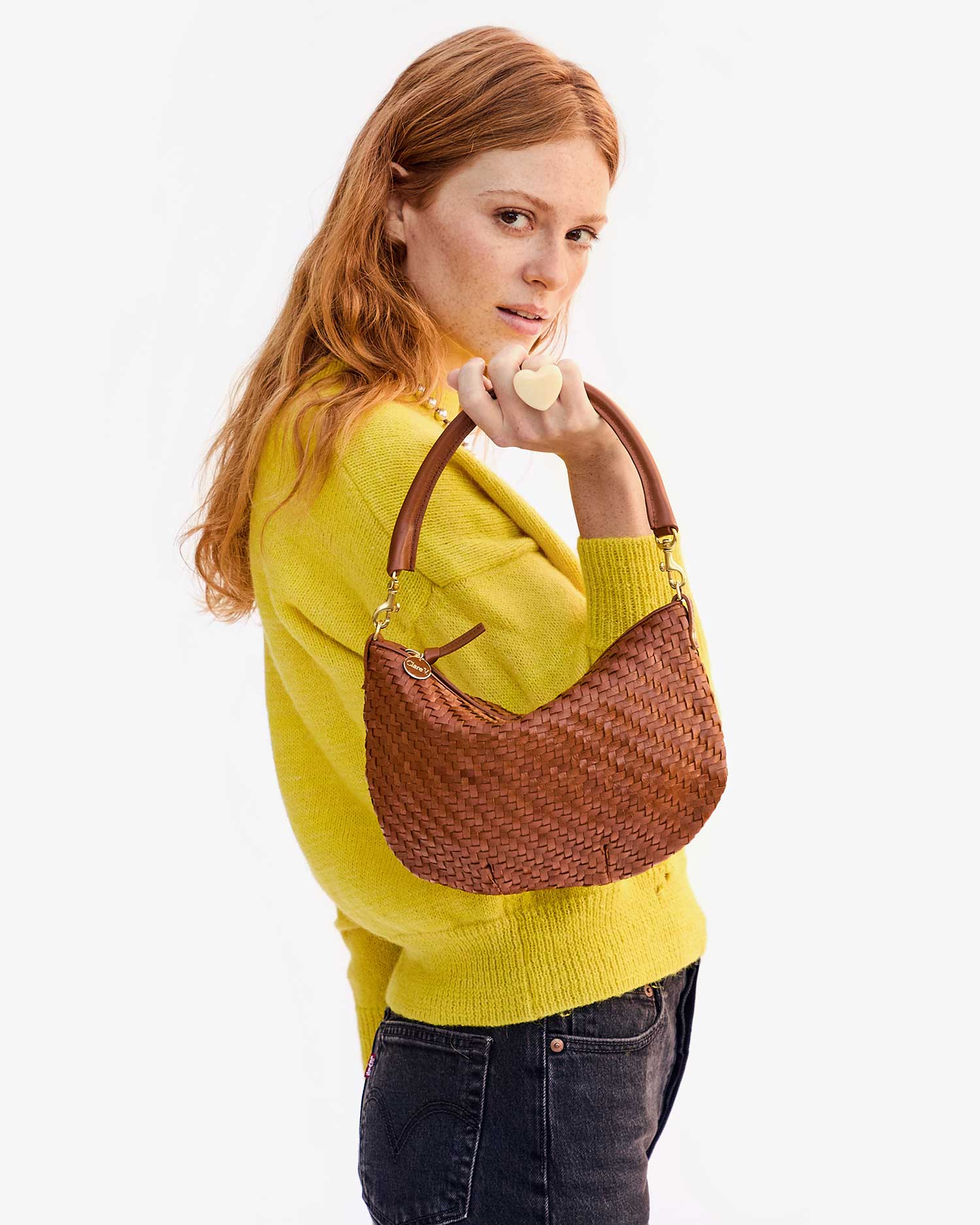 CLARE V PETIT MOYEN - HAZELNUT WOVEN