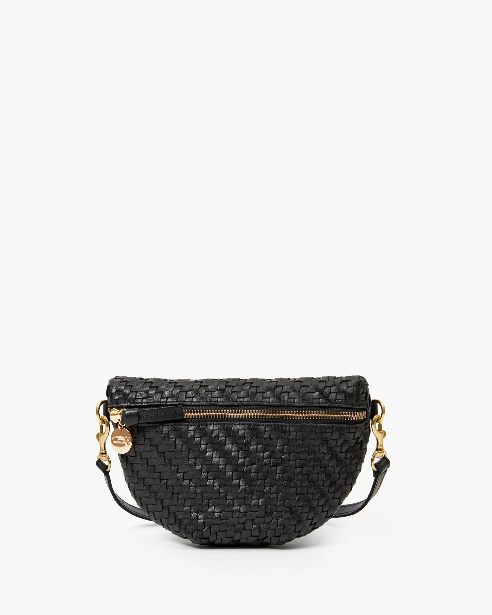 PETITE FANNY - BLACK WOVEN ZIG ZAG