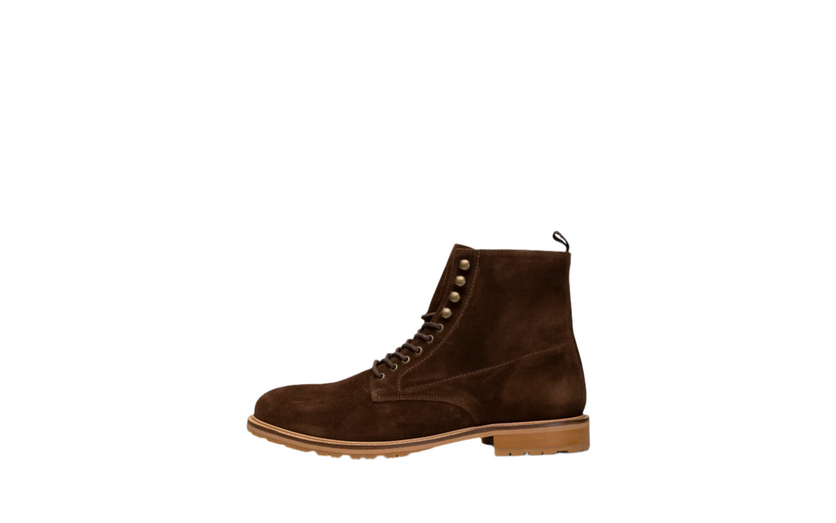 To Boot New York Leather Suede Mens Size 8.5 Heeled Lace Up Dress Boots To Boot New York Mens Boots Chelsea Size 8/EU 41 in Brown  main image 3
