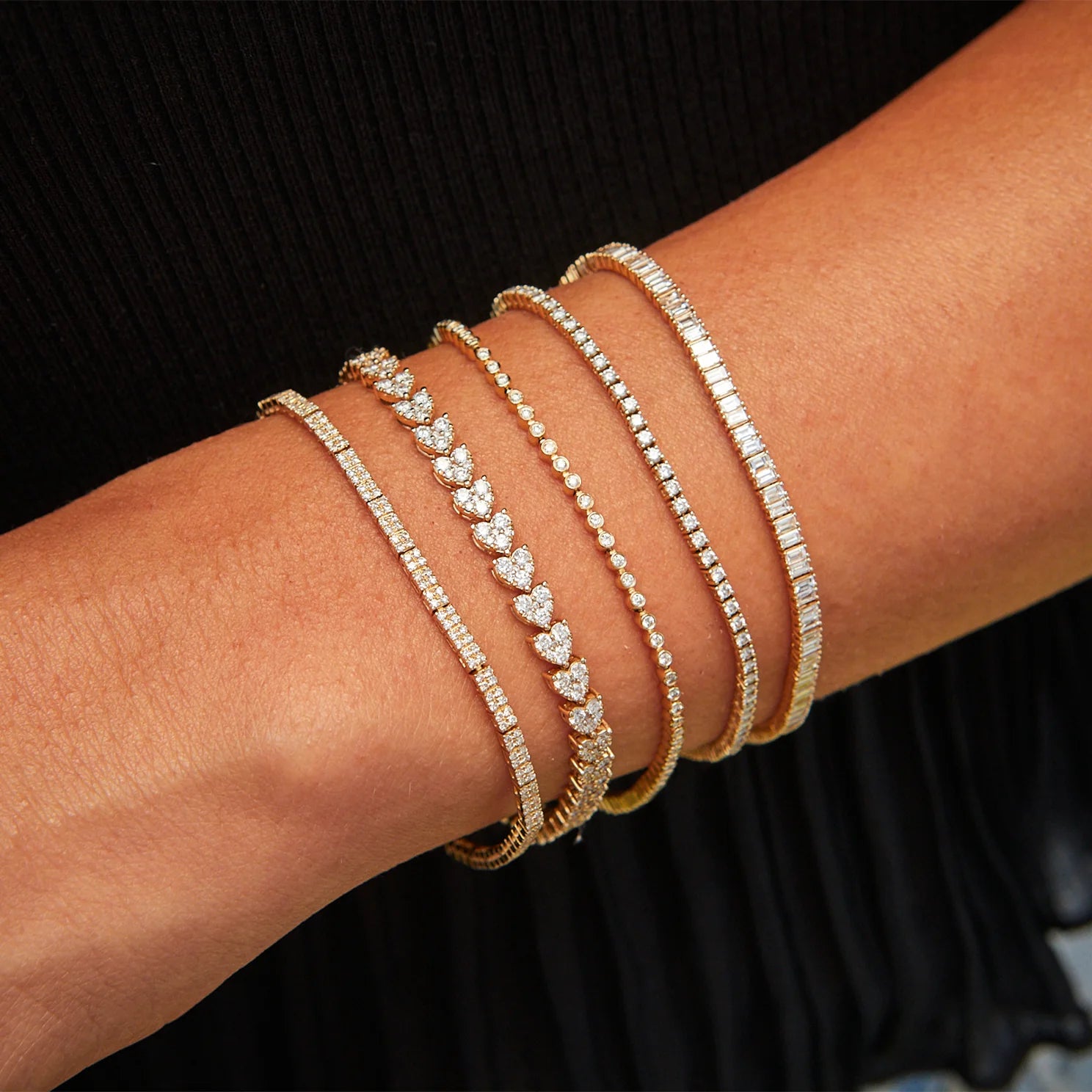 DIAMOND BEZEL ETERNITY BRACELET EF-60186