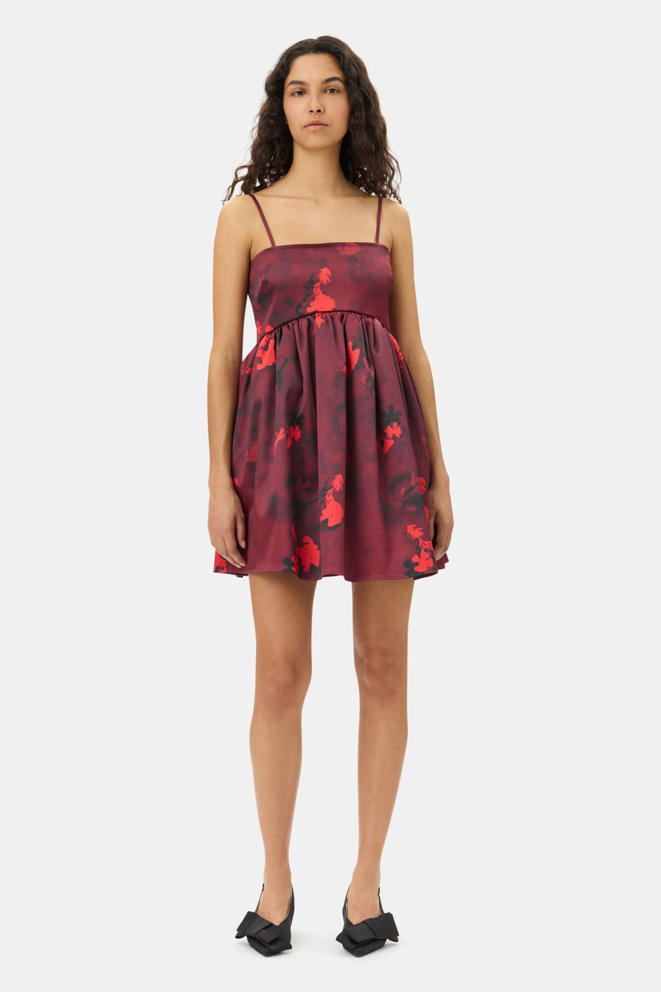 SATIN MINI DRESS