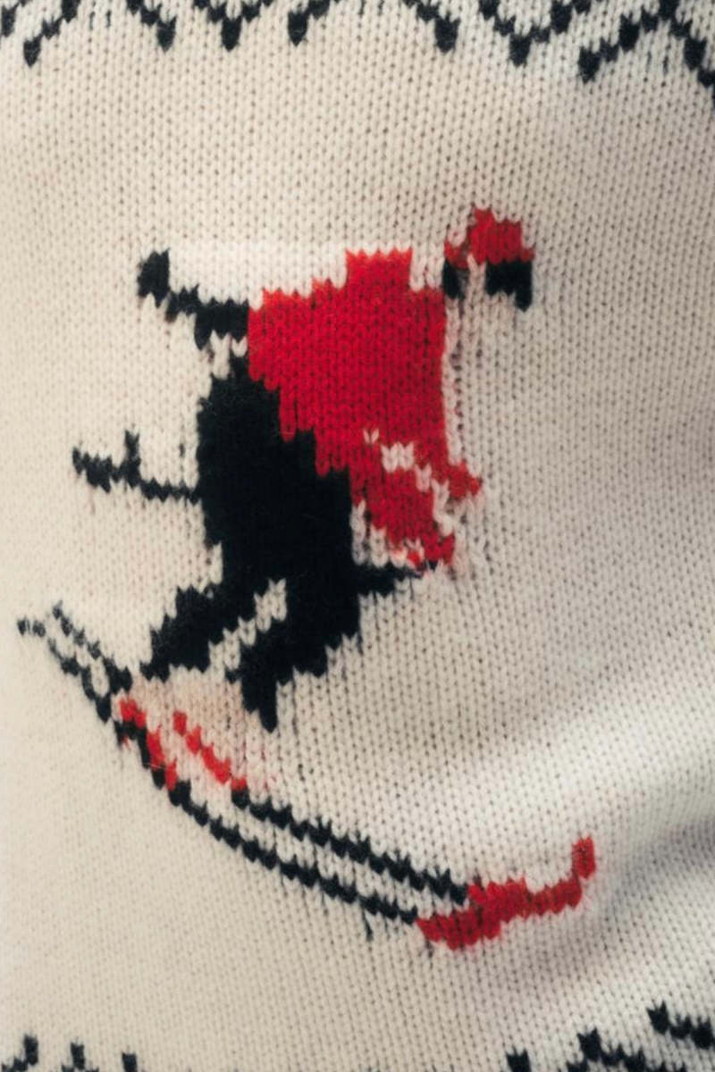 CASHMERE SKI CREWNECK