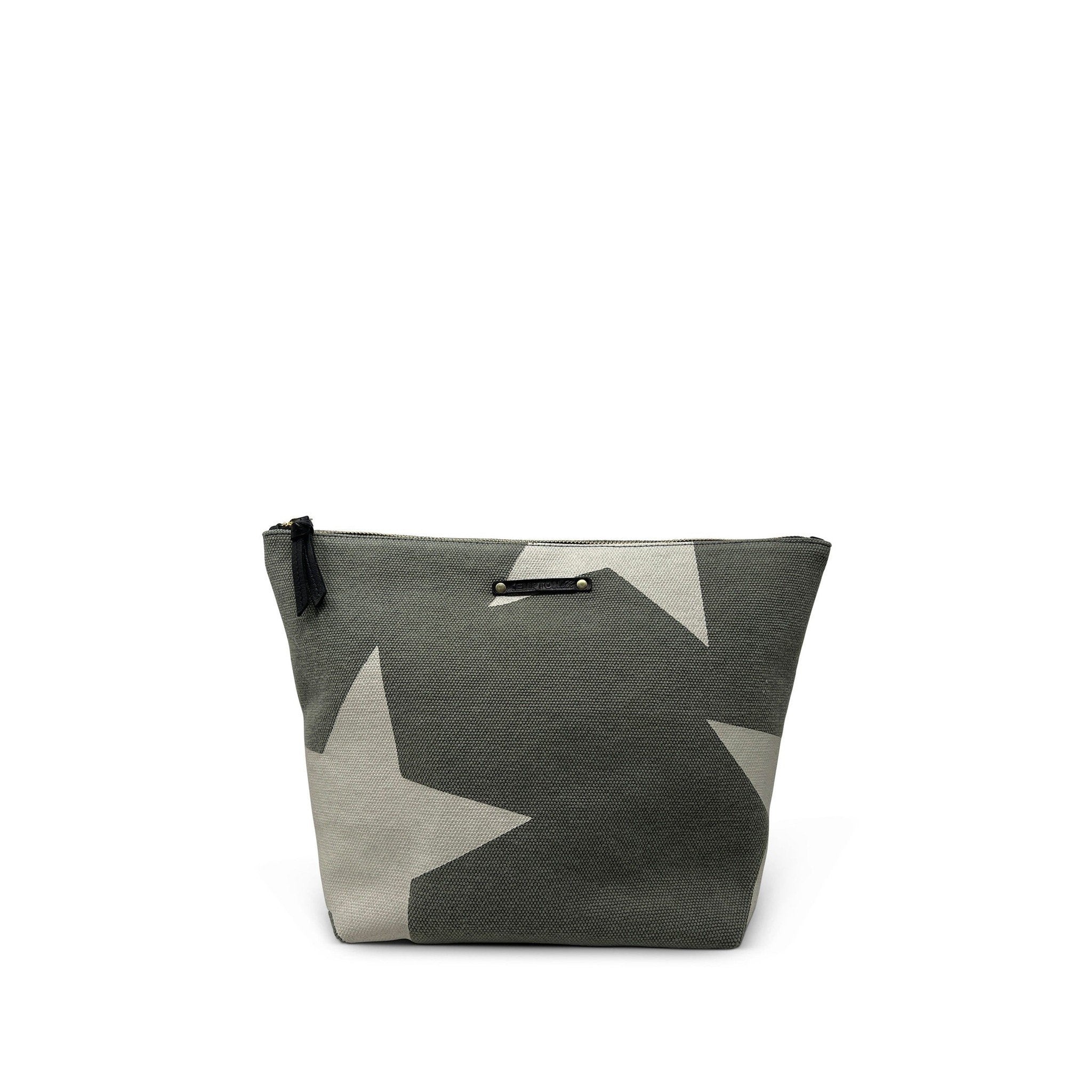 GIGANTIC STAR WASH BAG- SMOKE