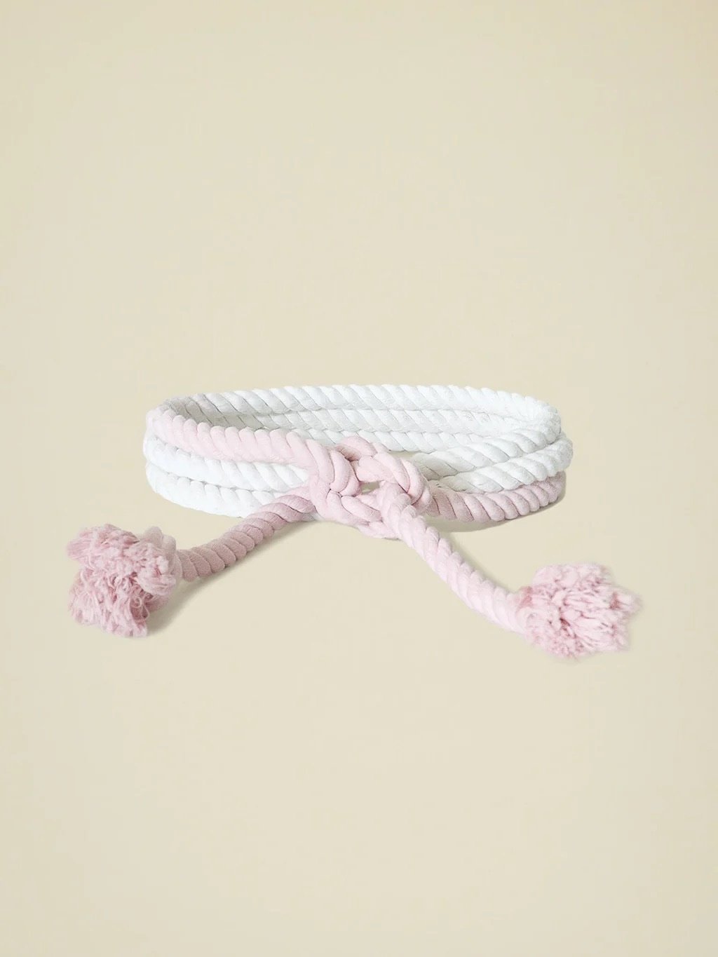 New•Xirena HAVANA rope belt-pink & blue dip dye $75 retail Xirena Sandy Rope Havana Belt – Pink Arrows Boutique main image 3