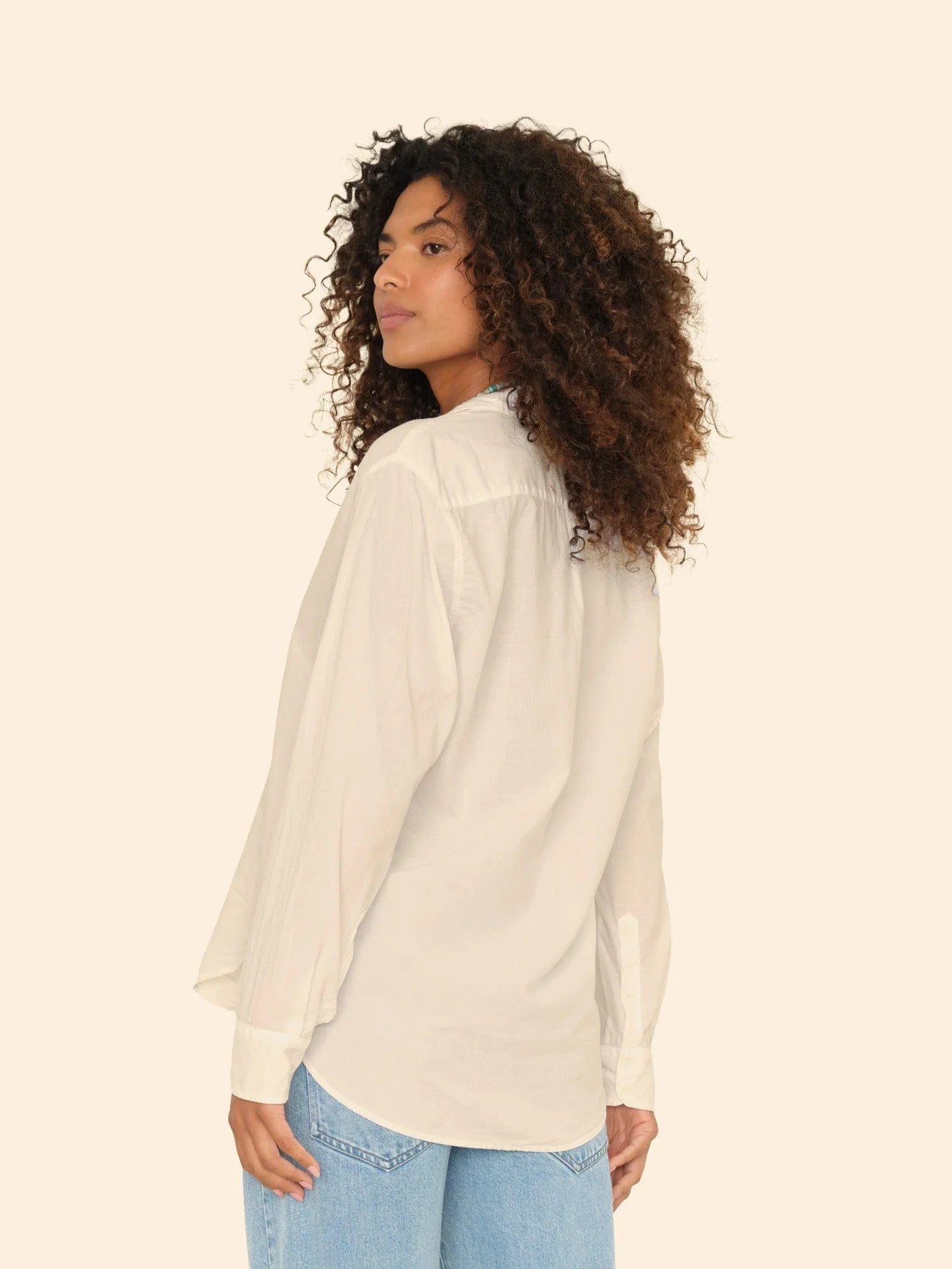 XIRENA BEAU SHIRT - PARCHMENT