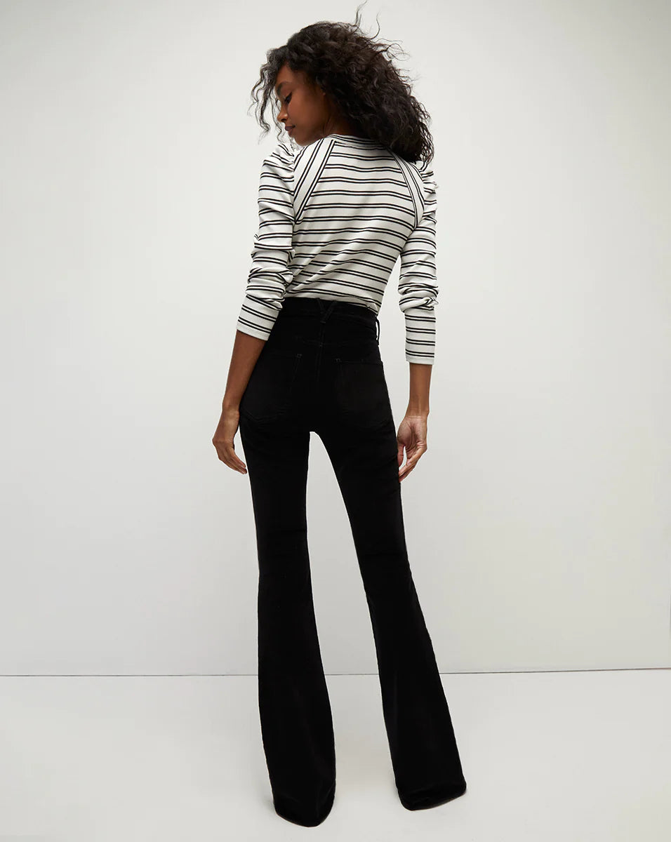 BEVERLY VELVET SKINNY FLARE