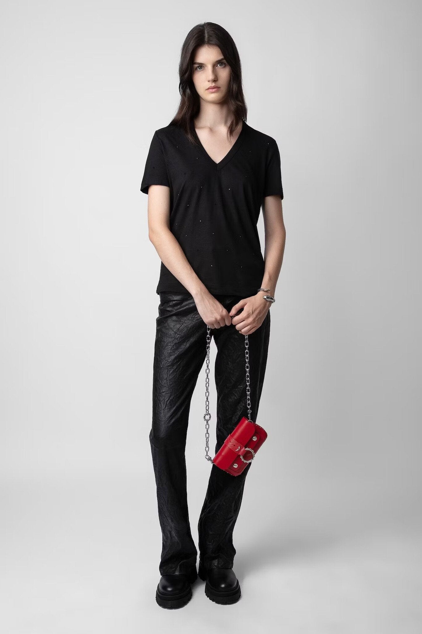 WASSA STRASS DOTS - BLACK