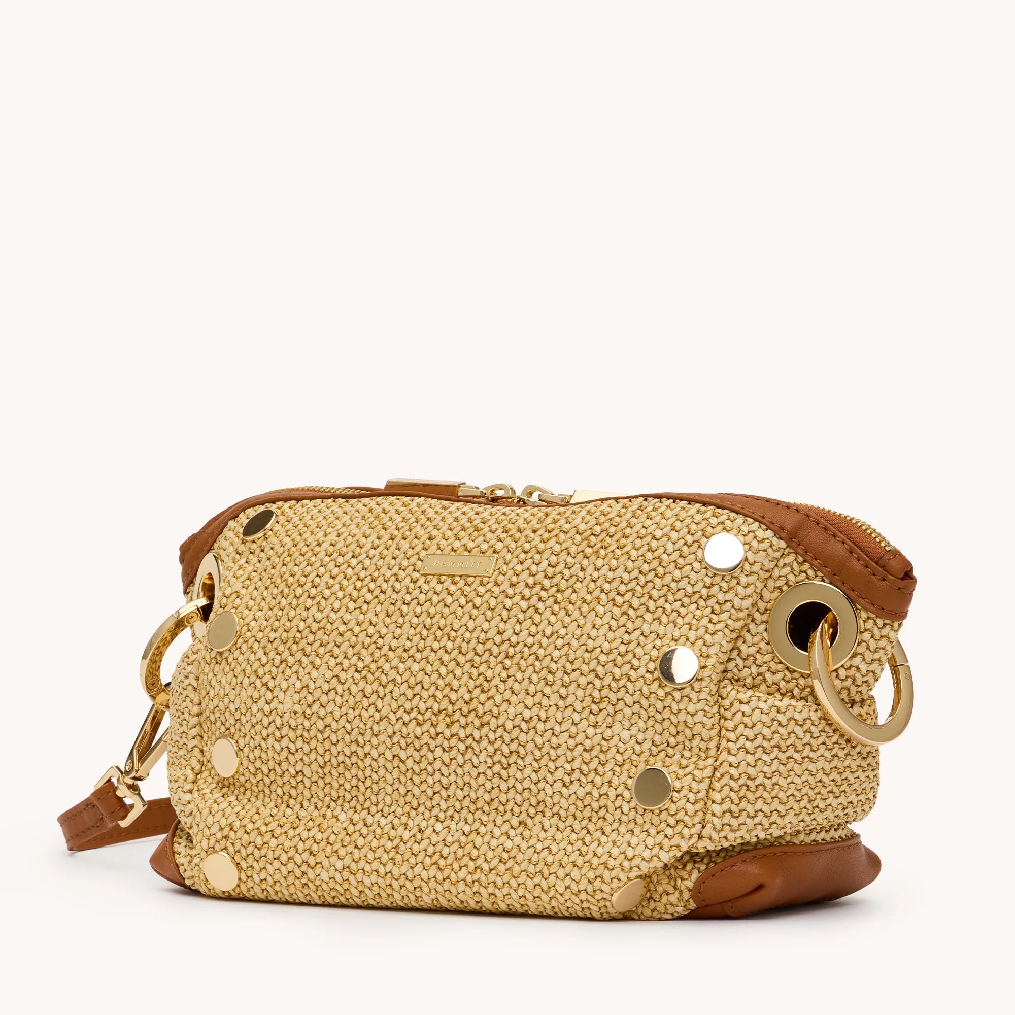 DANIEL CROSS SML - COCOA RAFFIA