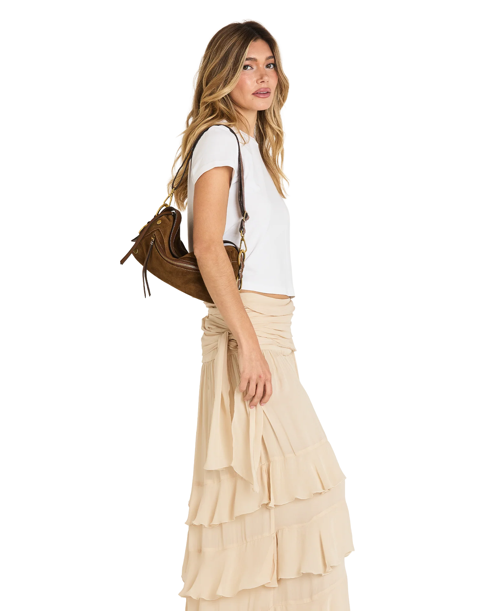 DOXIE MED - CINNAMON SUEDE