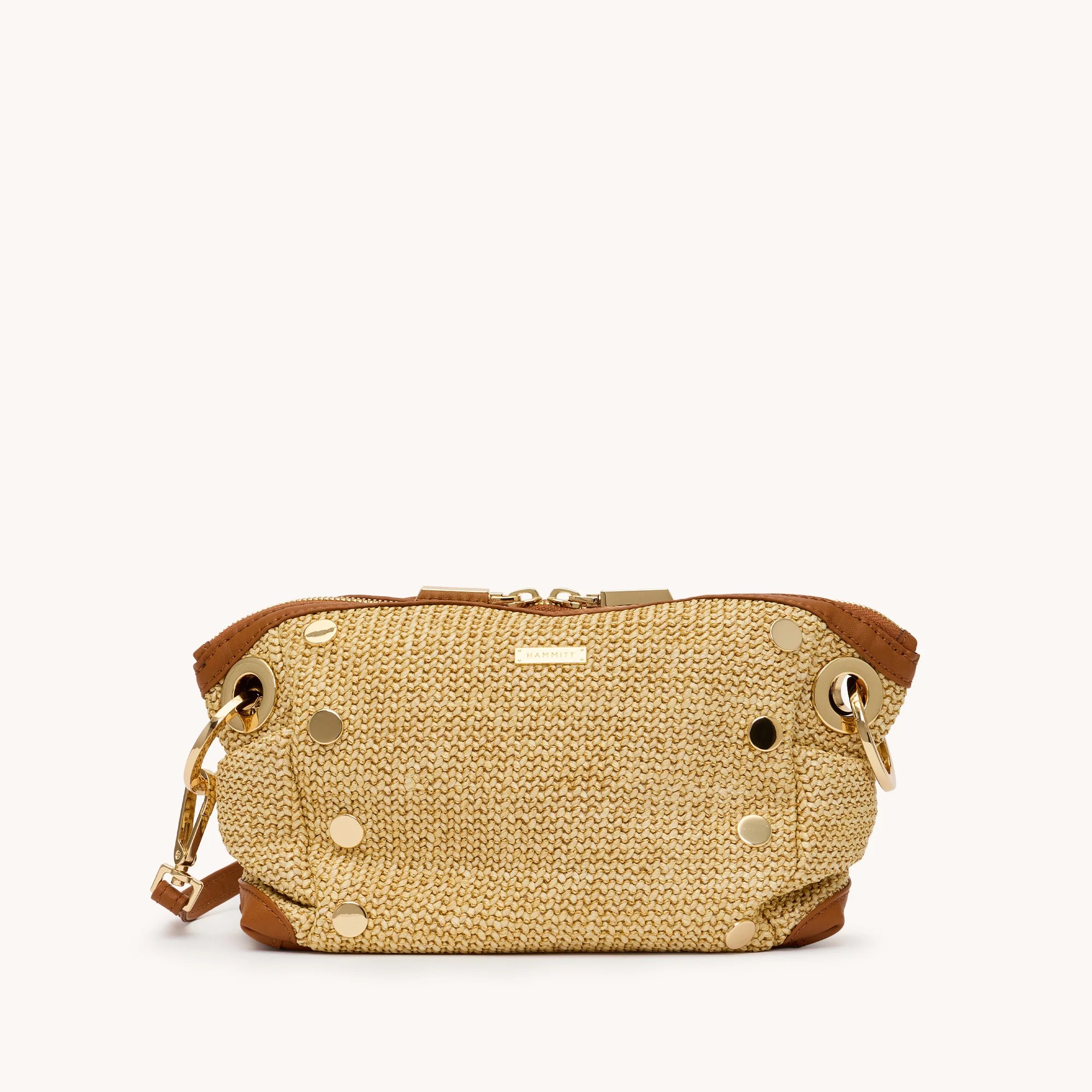 DANIEL CROSS SML - COCOA RAFFIA