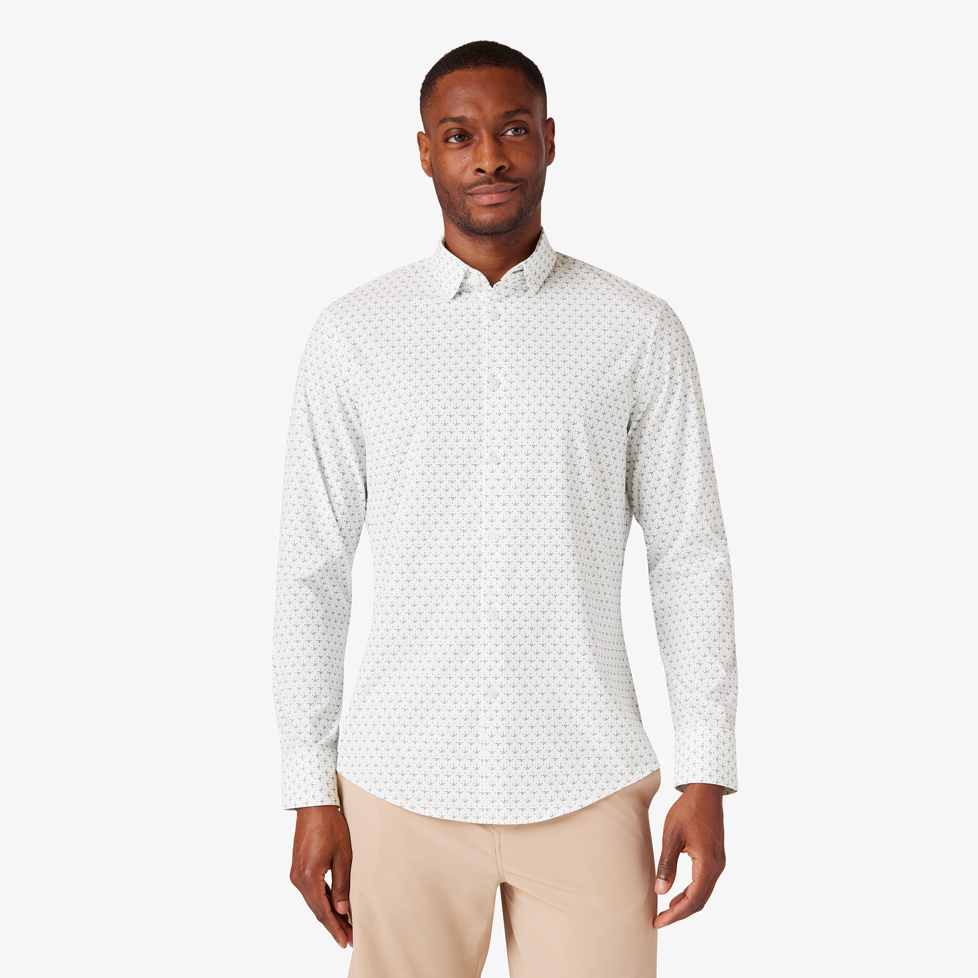 MIZZEN + MAIN LEEWARD NO TUCK - Sea Spray Dotted Leaves