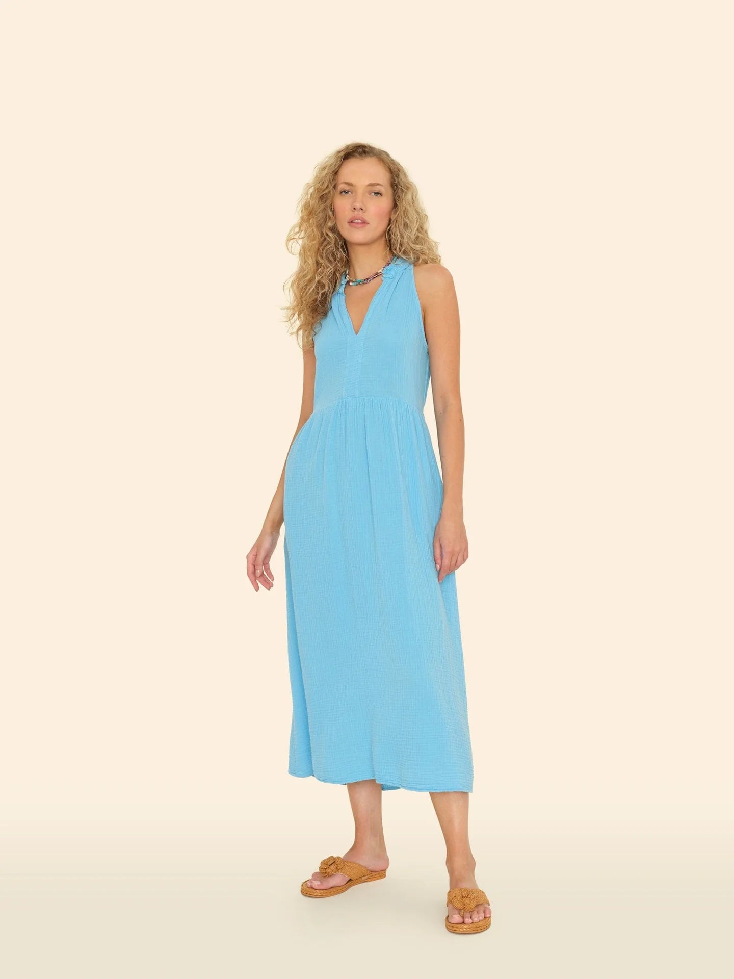 XIRENA LIZA DRESS - ATLAS BLUE