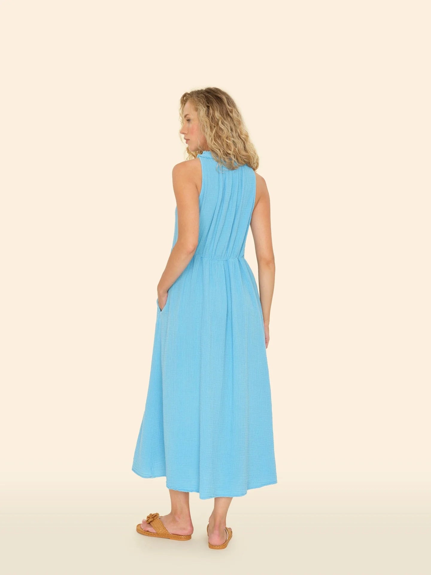 XIRENA LIZA DRESS - ATLAS BLUE