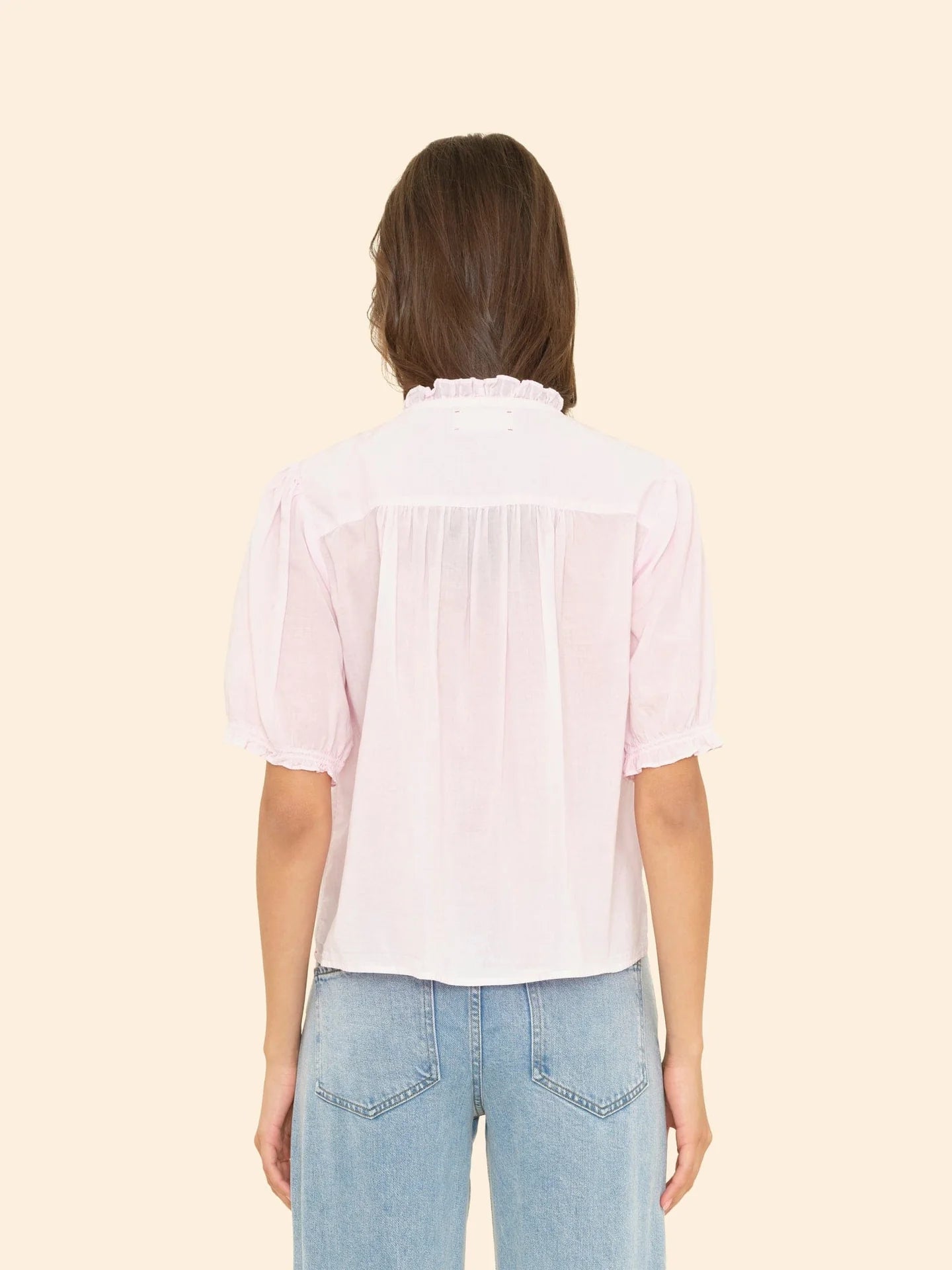 XIRENA jenna shirt pale rose