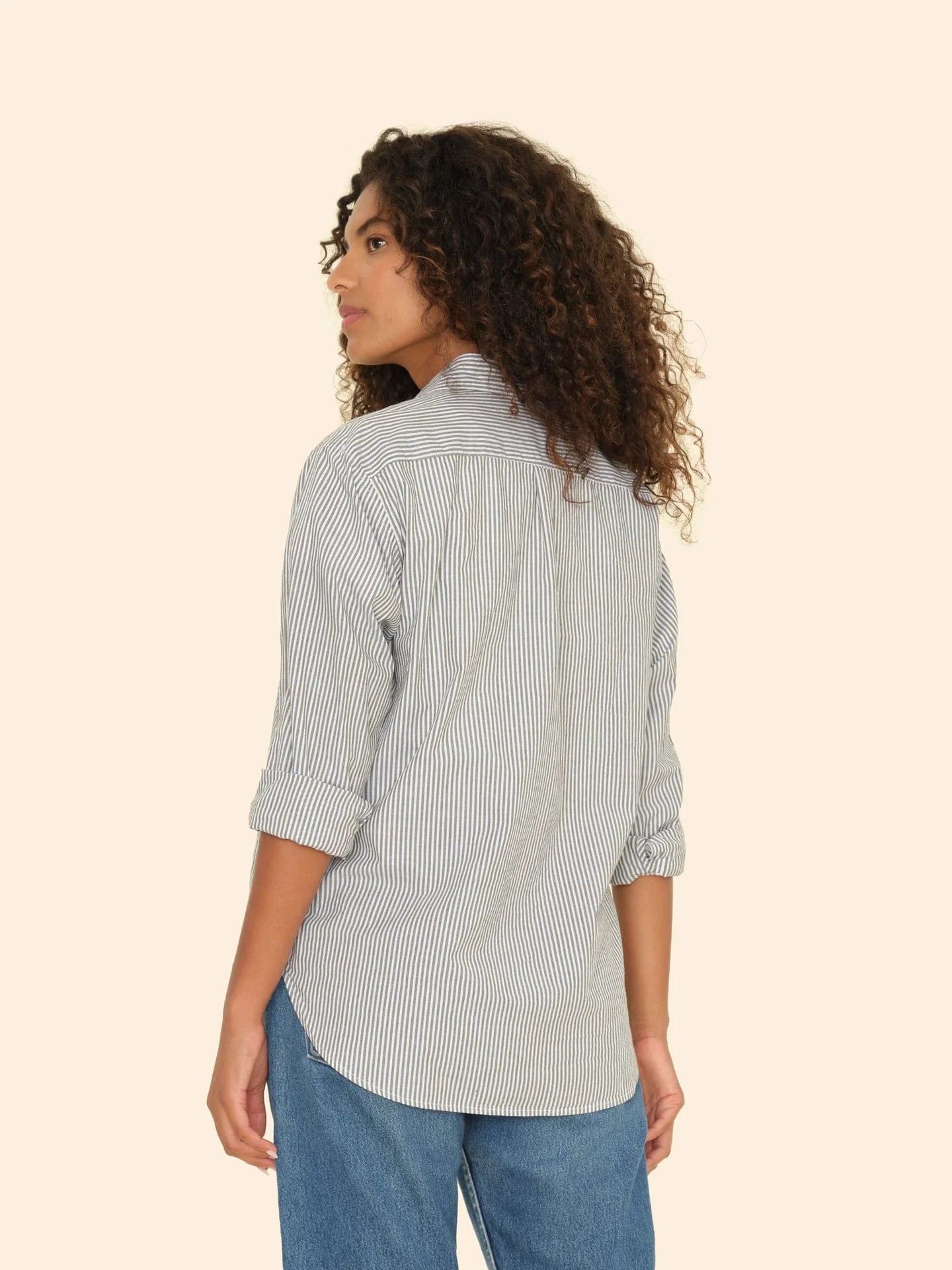 XIRENA BEAU SHIRT - SAGE WHITE