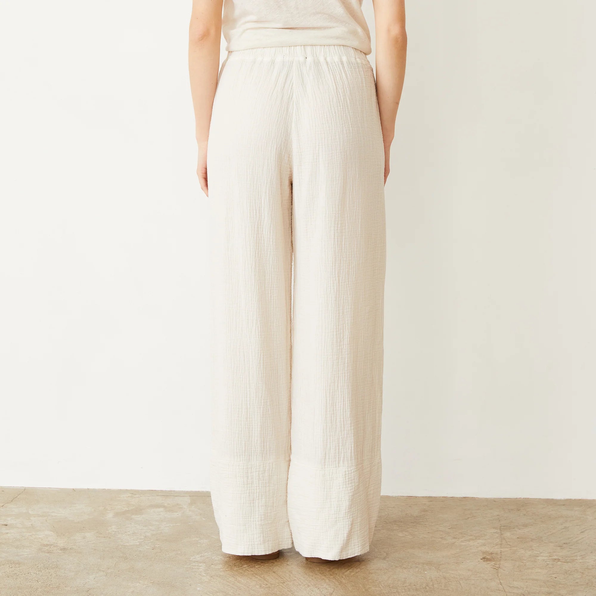 MONROW GAUZE WIDE LEG