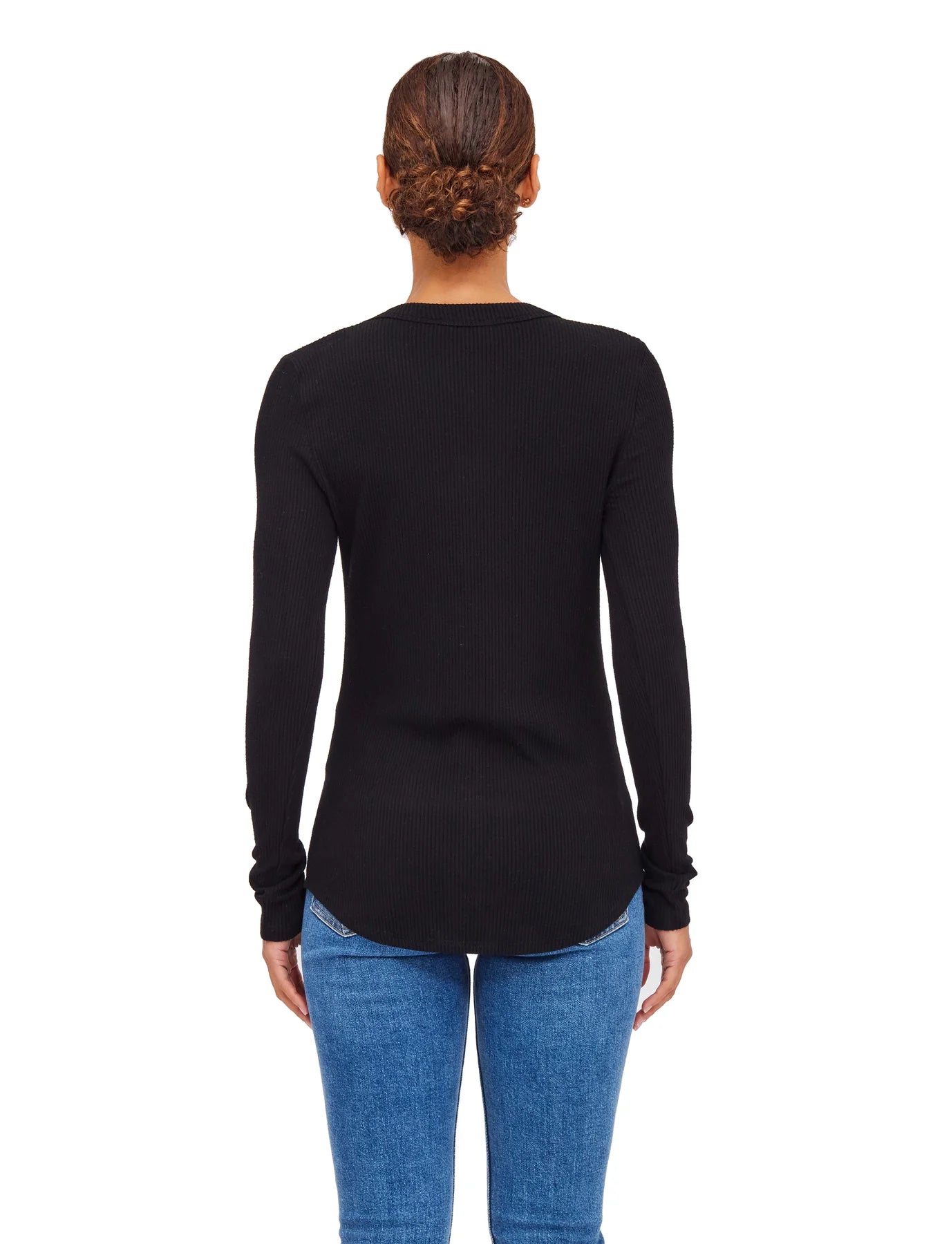 LONG SLEEVE V NECK