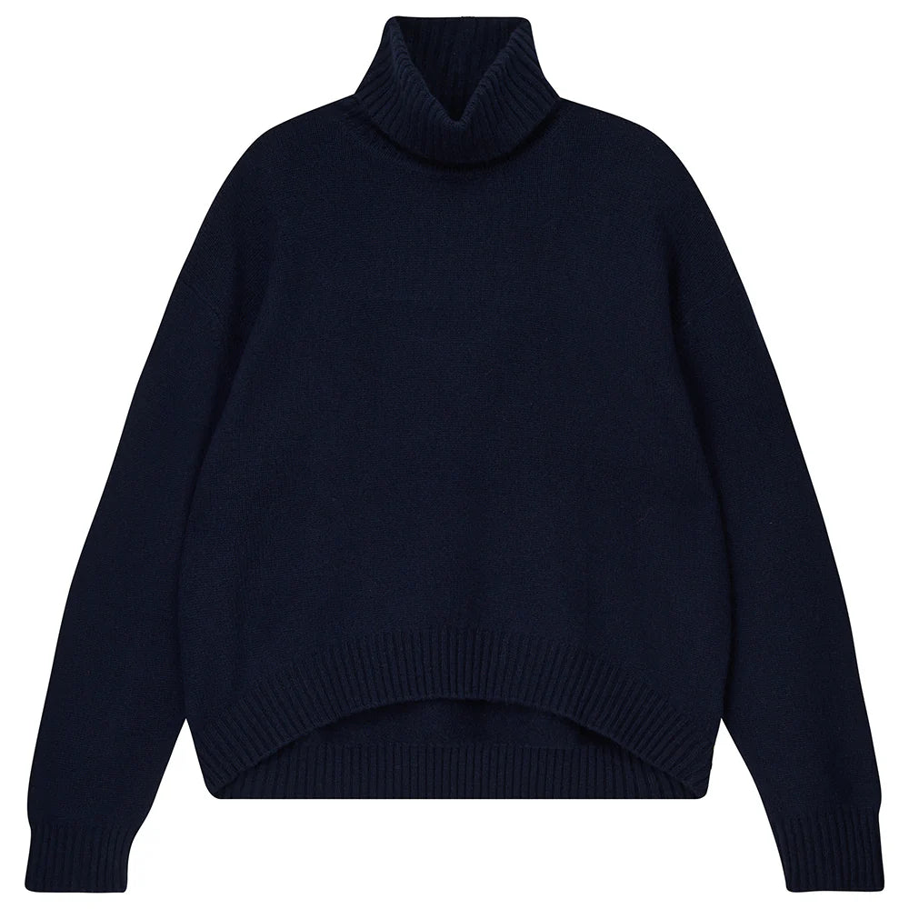 JUMPER 1234 OVERSIZE ROLL COLLAR SWEATER