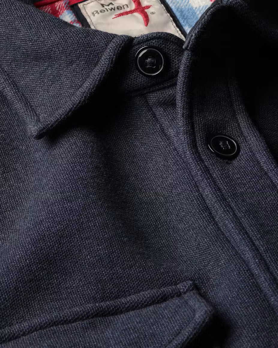 PIQUE FLEECE WORKSHIRT