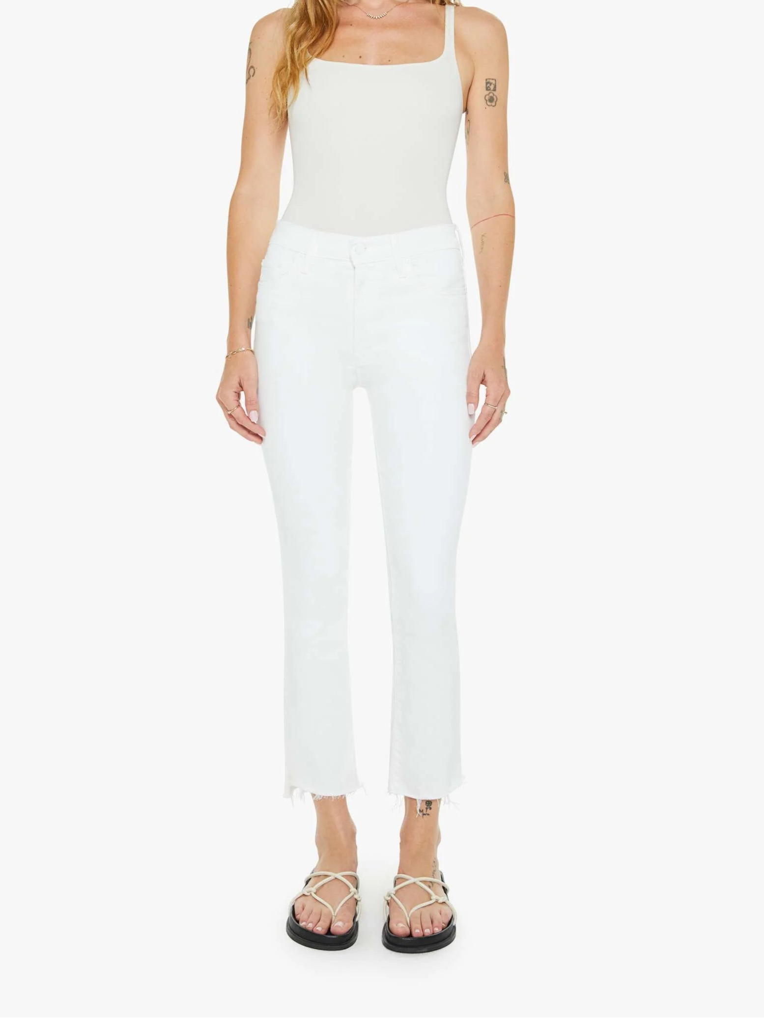 MOTHER INSIDER CROP STEP