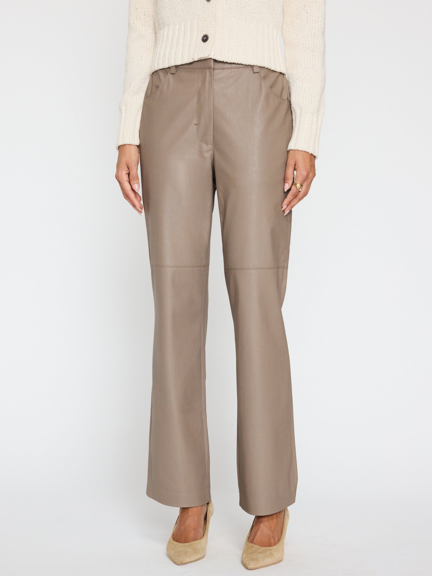 BROCHU WALKER LARA VEGAN LEATHER PANT