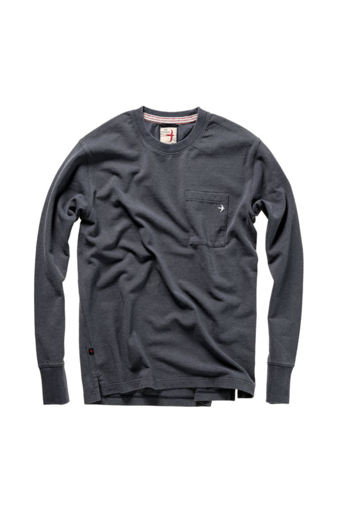 PIQUE L/S POCKET CREW