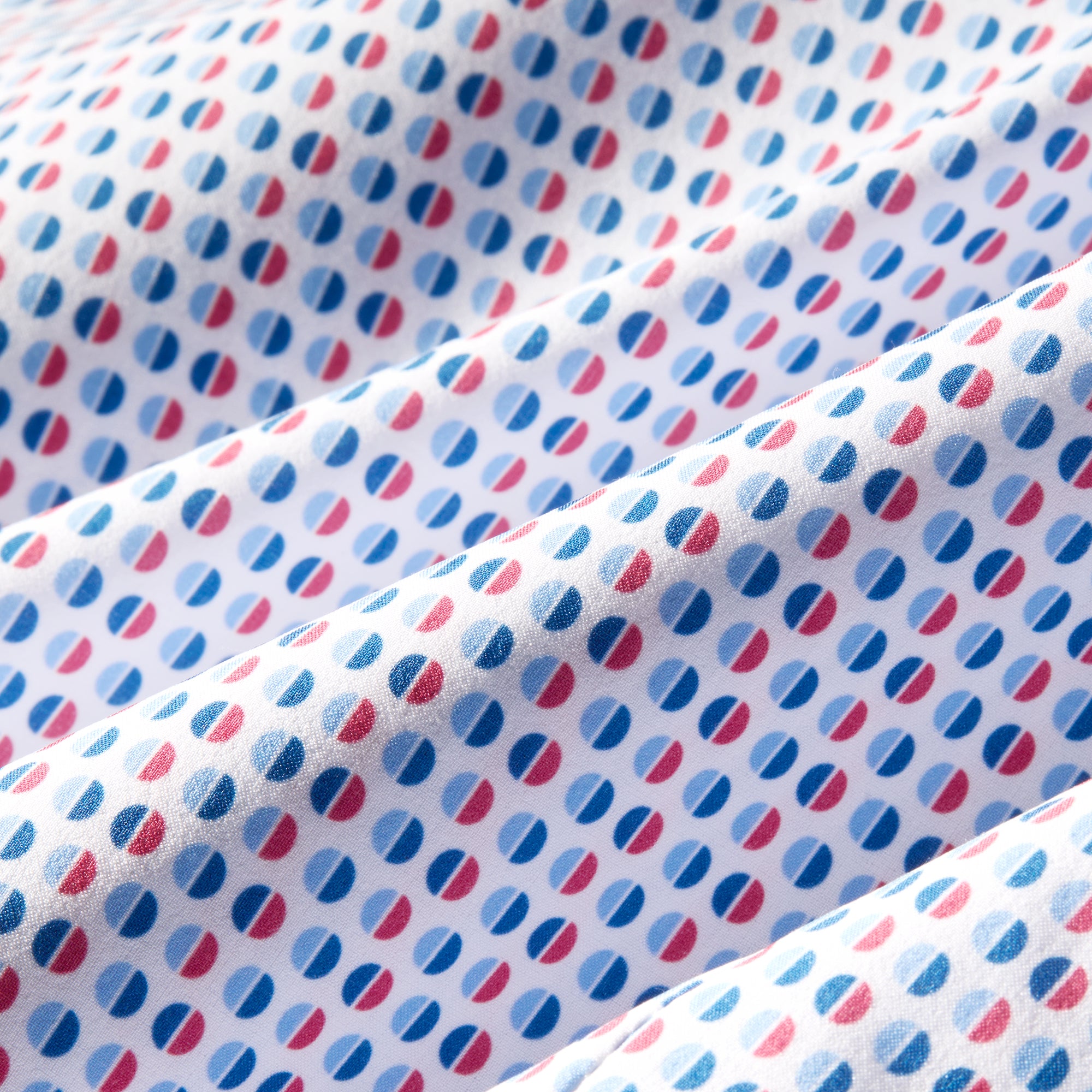 mizzen + main LEEWARD SHORT SLEEVE White Abstract Circle