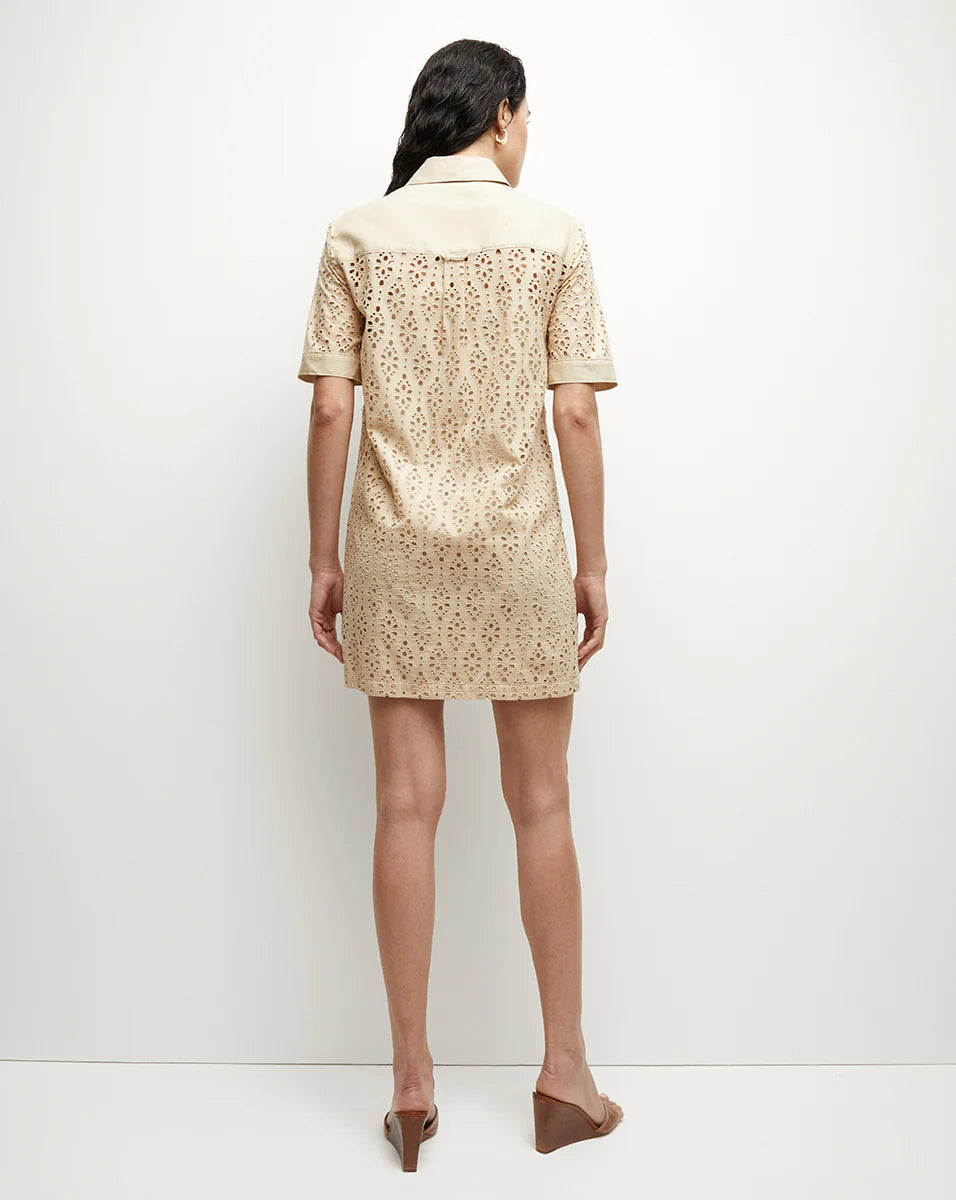 RAFAELA COTTON EYELET SHIRTDRESS