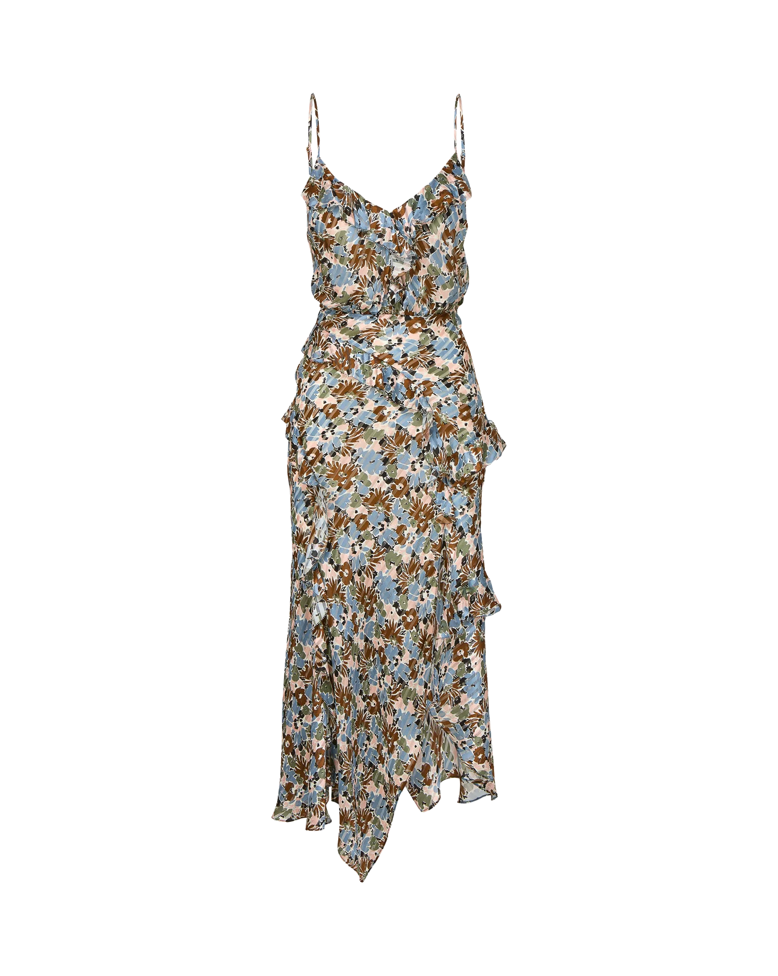 VERONICA BEARD AVENEL SILK MIDI DRESS