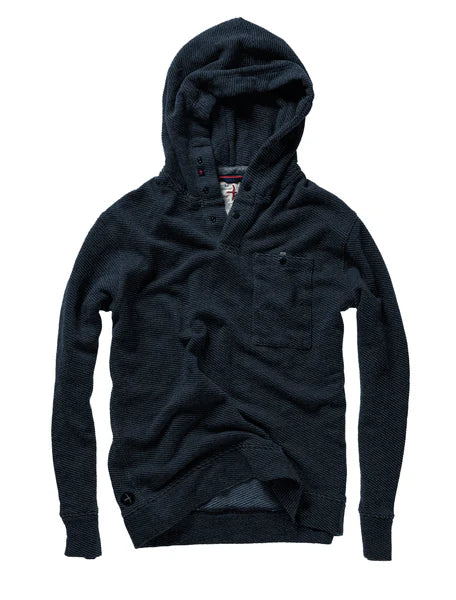 RELWEN FRENCH TWILL HOODIE - NAVY