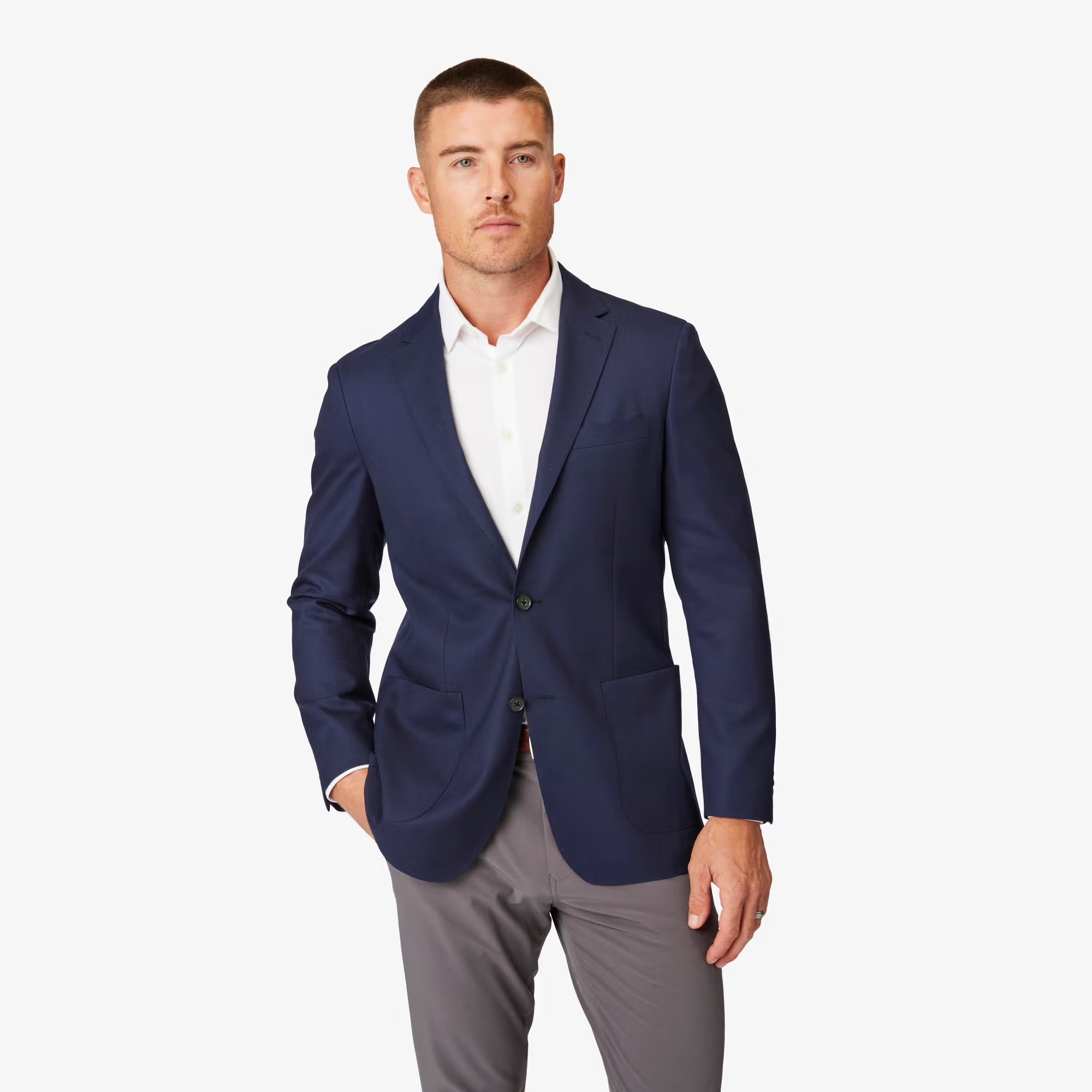 mizzen + main LAVELLE navy BLUE blazer