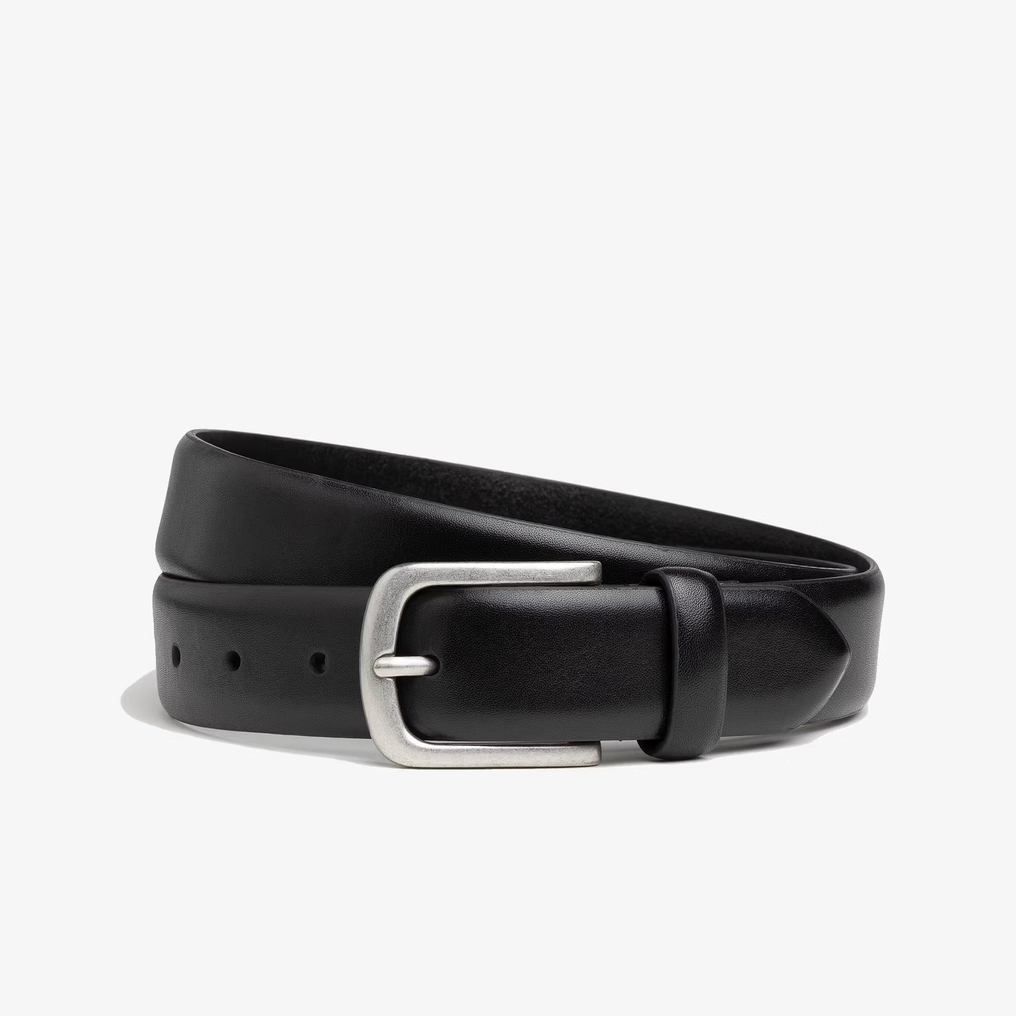 LEATHER BELT - BLACK