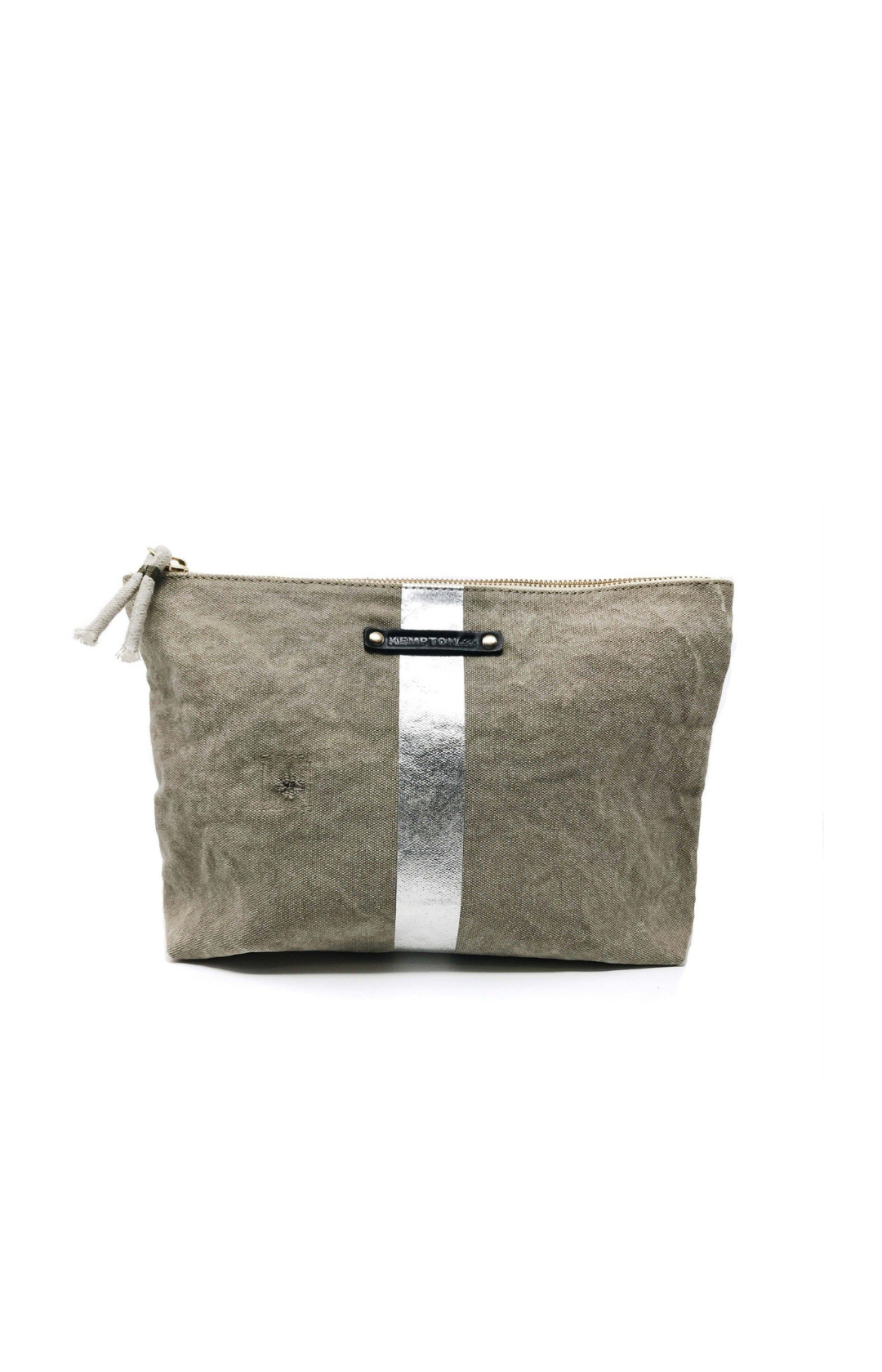 POSTAL SILVER STRIPE POUCH