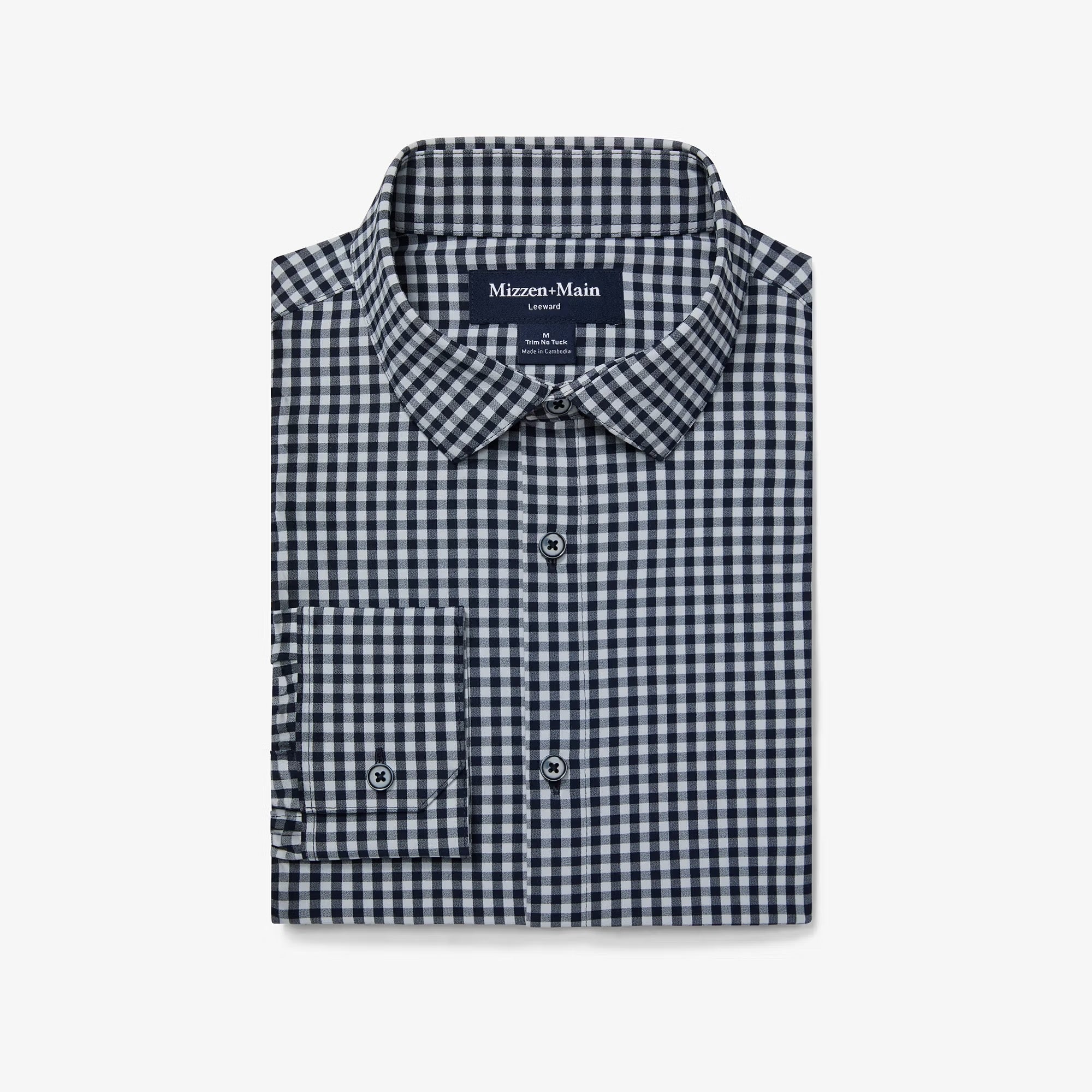 MIZZEN + MAIN LEEWARD NO TUCK - ALUMINUM GINGHAM