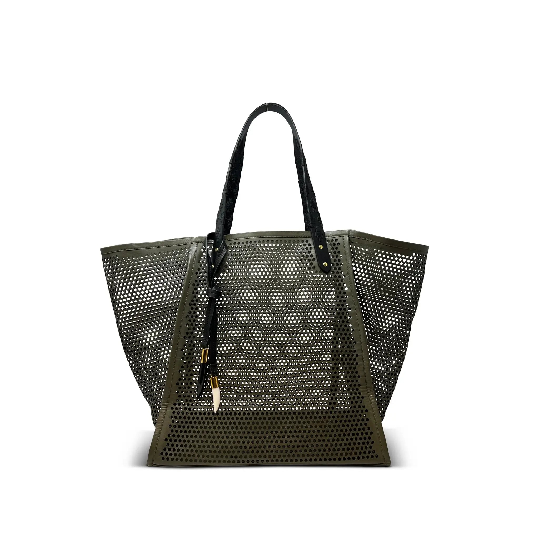 TAUNTON TOTE - OLIVE SUPER PERF