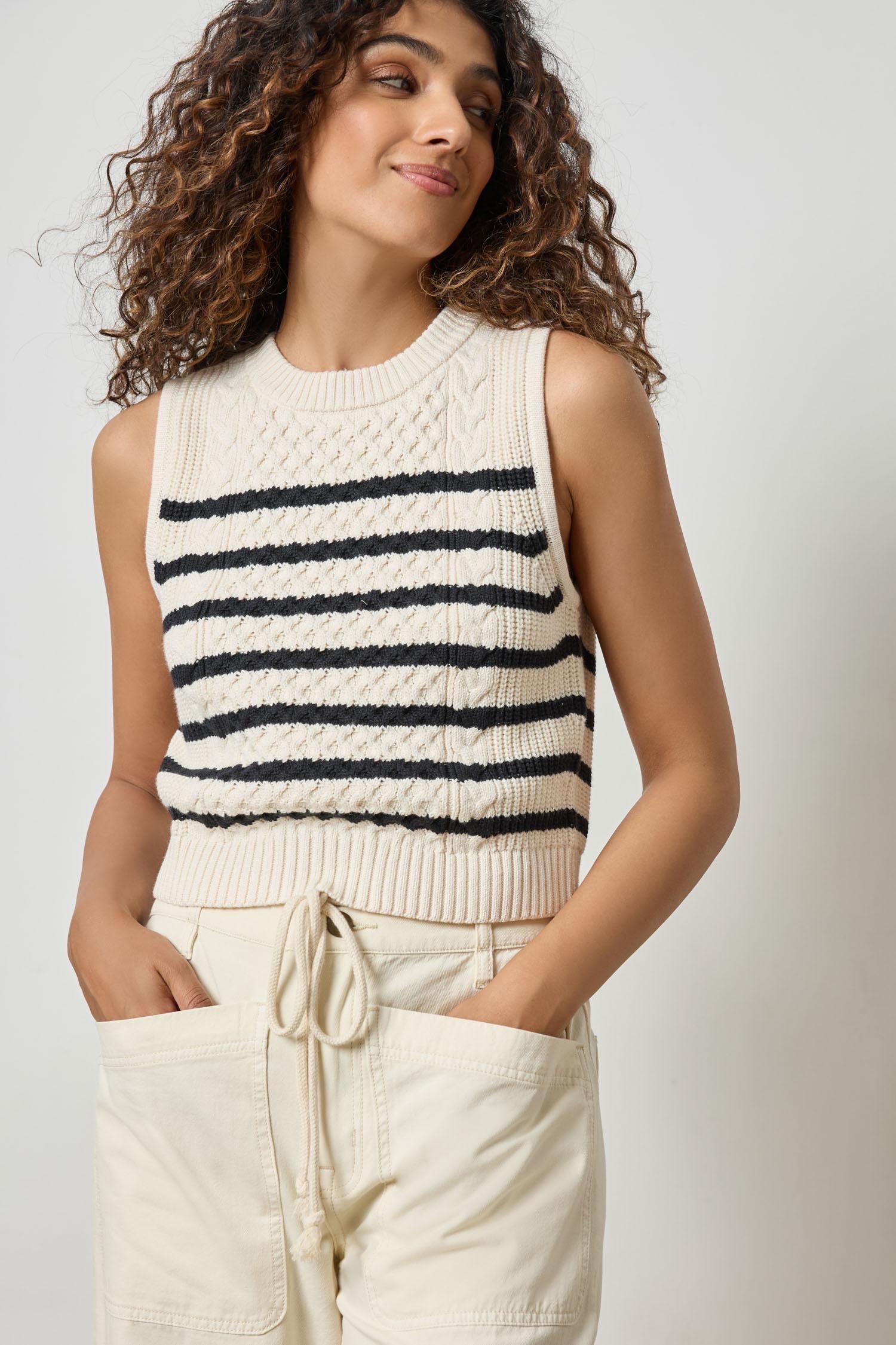 lilla p CROP CABLE TANK