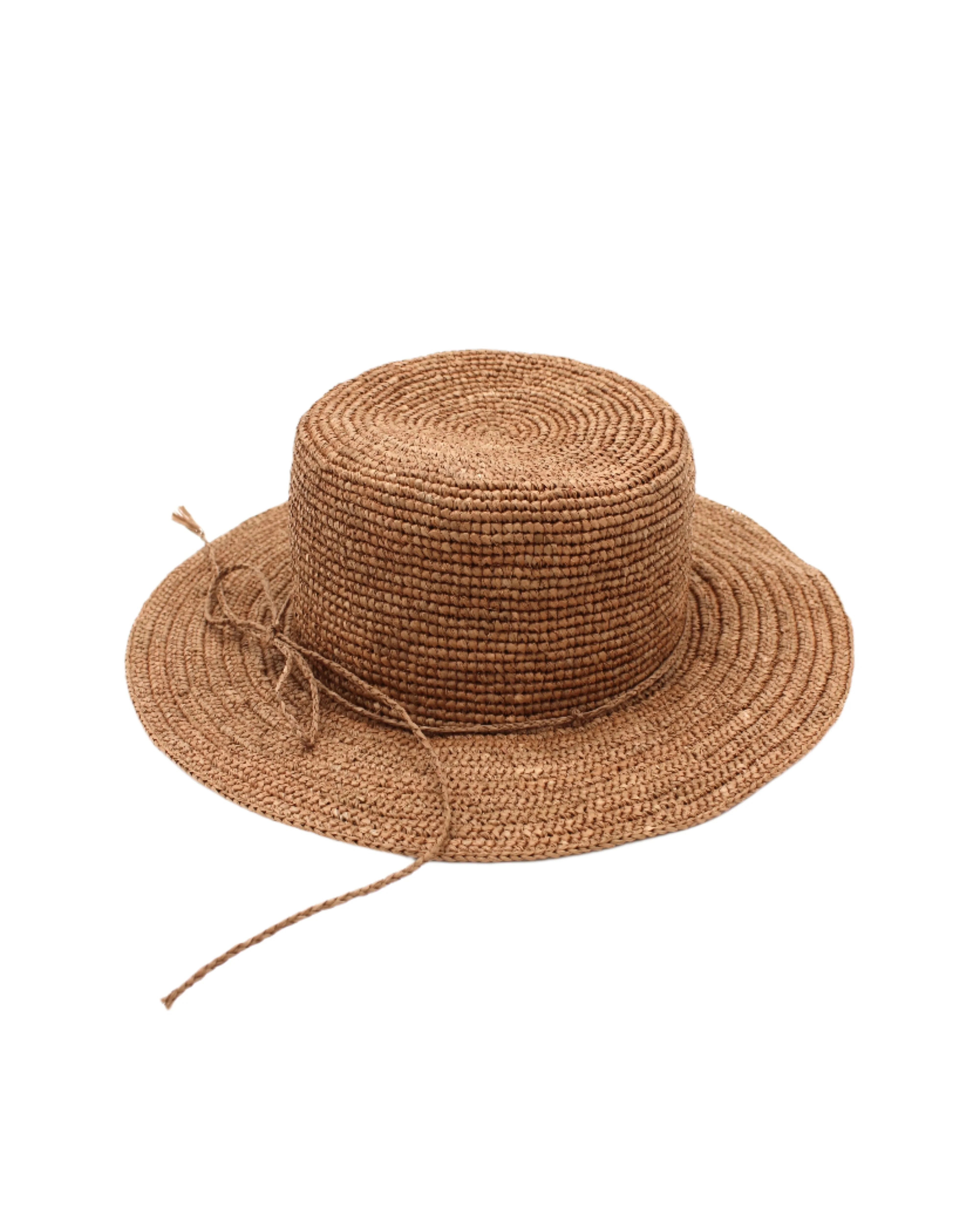 BOLERO CROCHET STRAW SUN HAT