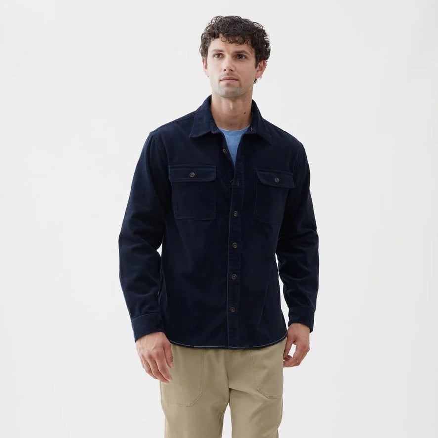 ALEX CORDUROY UTILITY OVERSHIRT