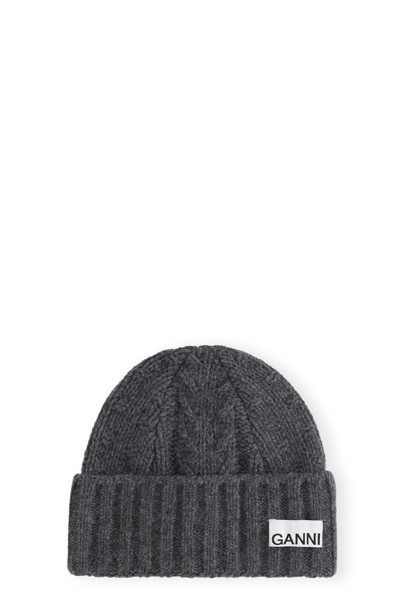 GANNI CABLE BEANIE