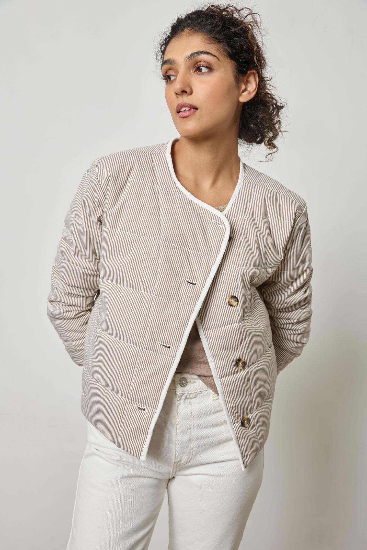 lilla p COLLARLESS JACKET