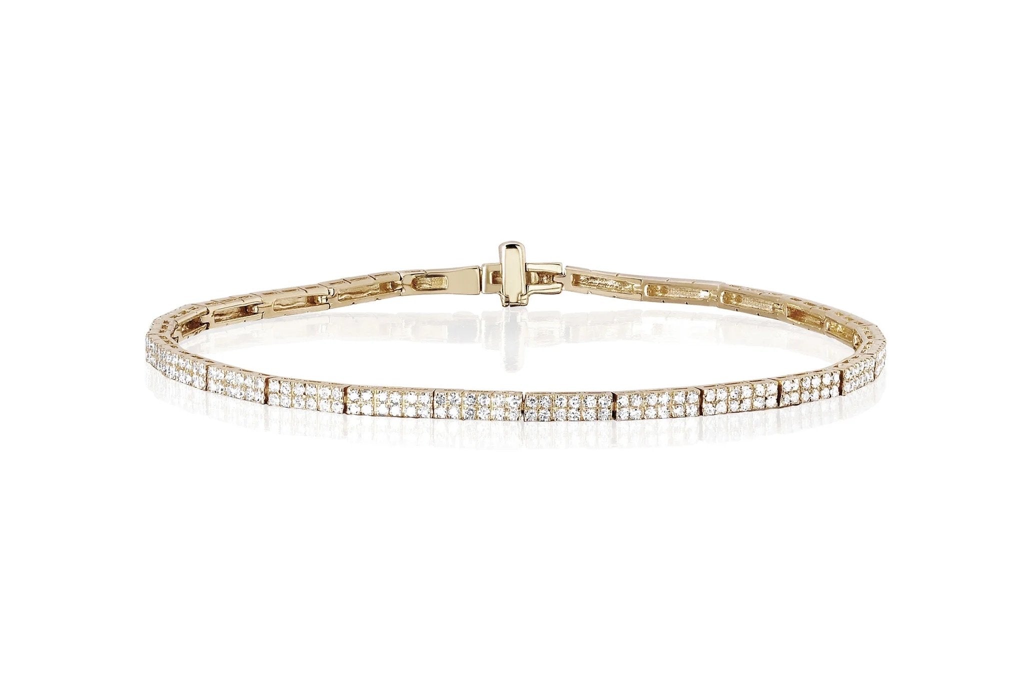 DIAMOND DOUBLE ROW ETERNITY BRACELET EF-60169