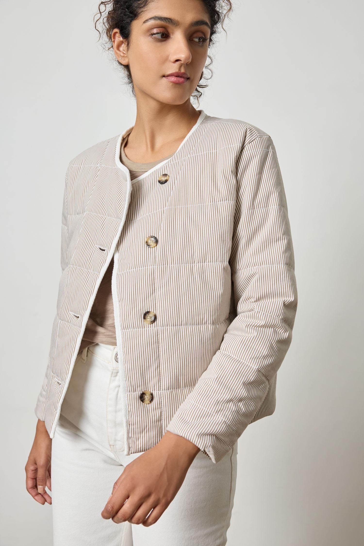 lilla p COLLARLESS JACKET