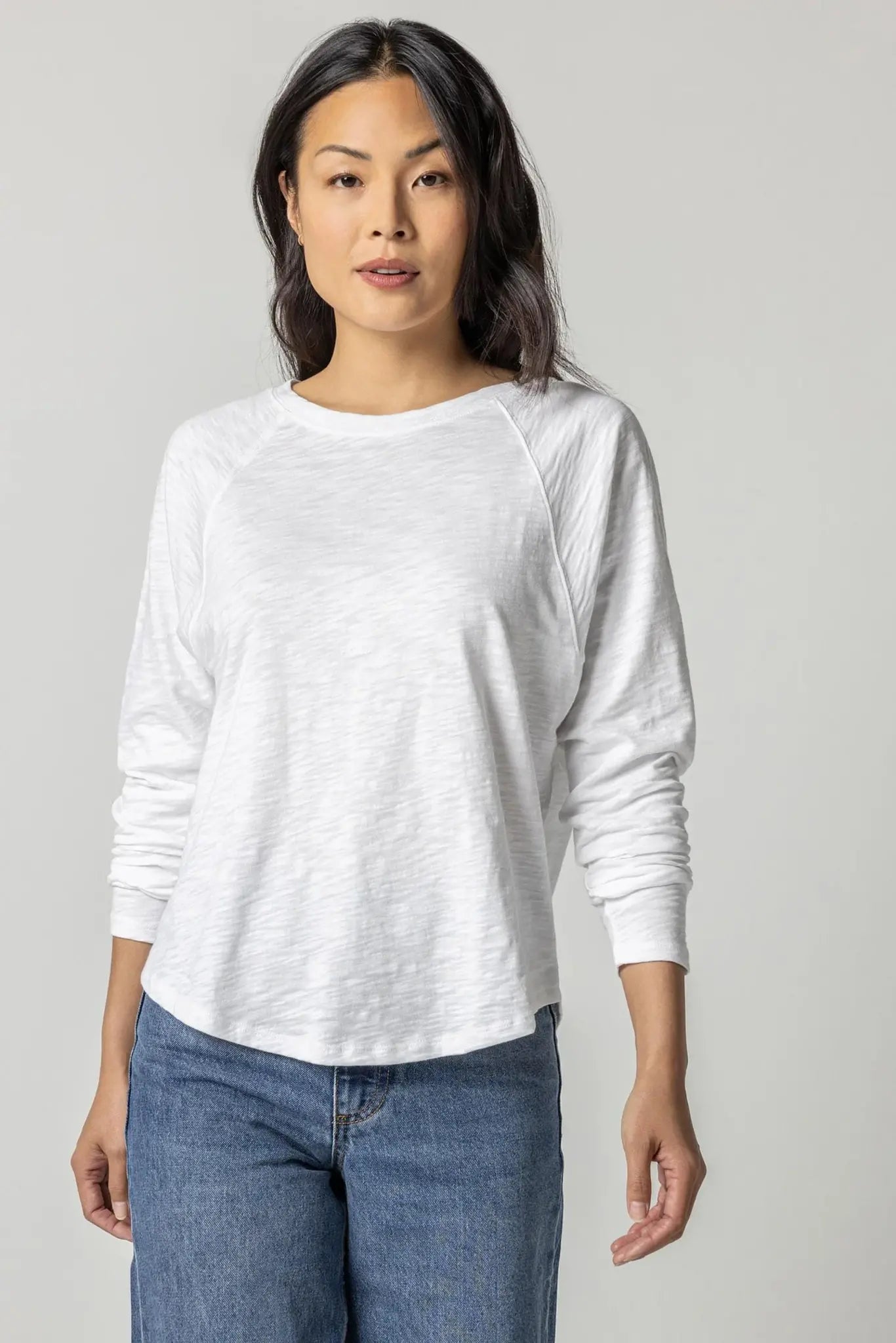 LONG SLEEVE GUSSET BOATNECK