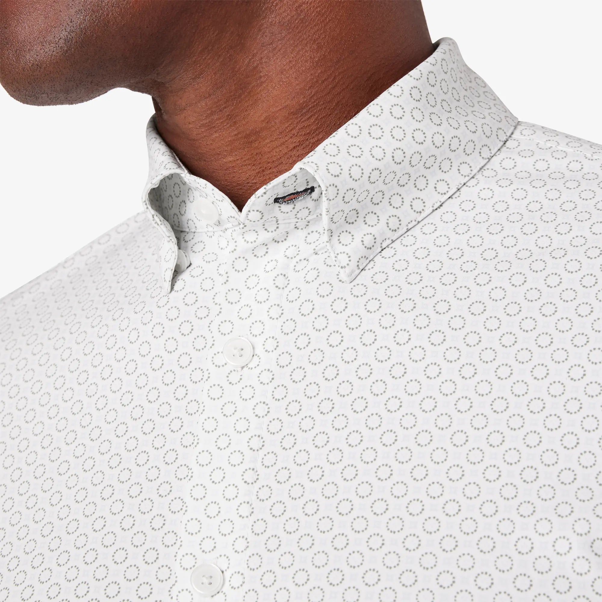 LEEWARD DRESS SHIRT - WHITE MEDALLION