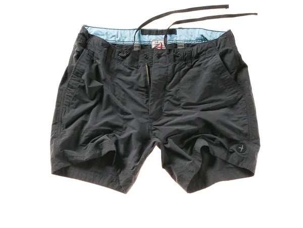 DRAWSTRING PADDLE SHORT CHARCOAL