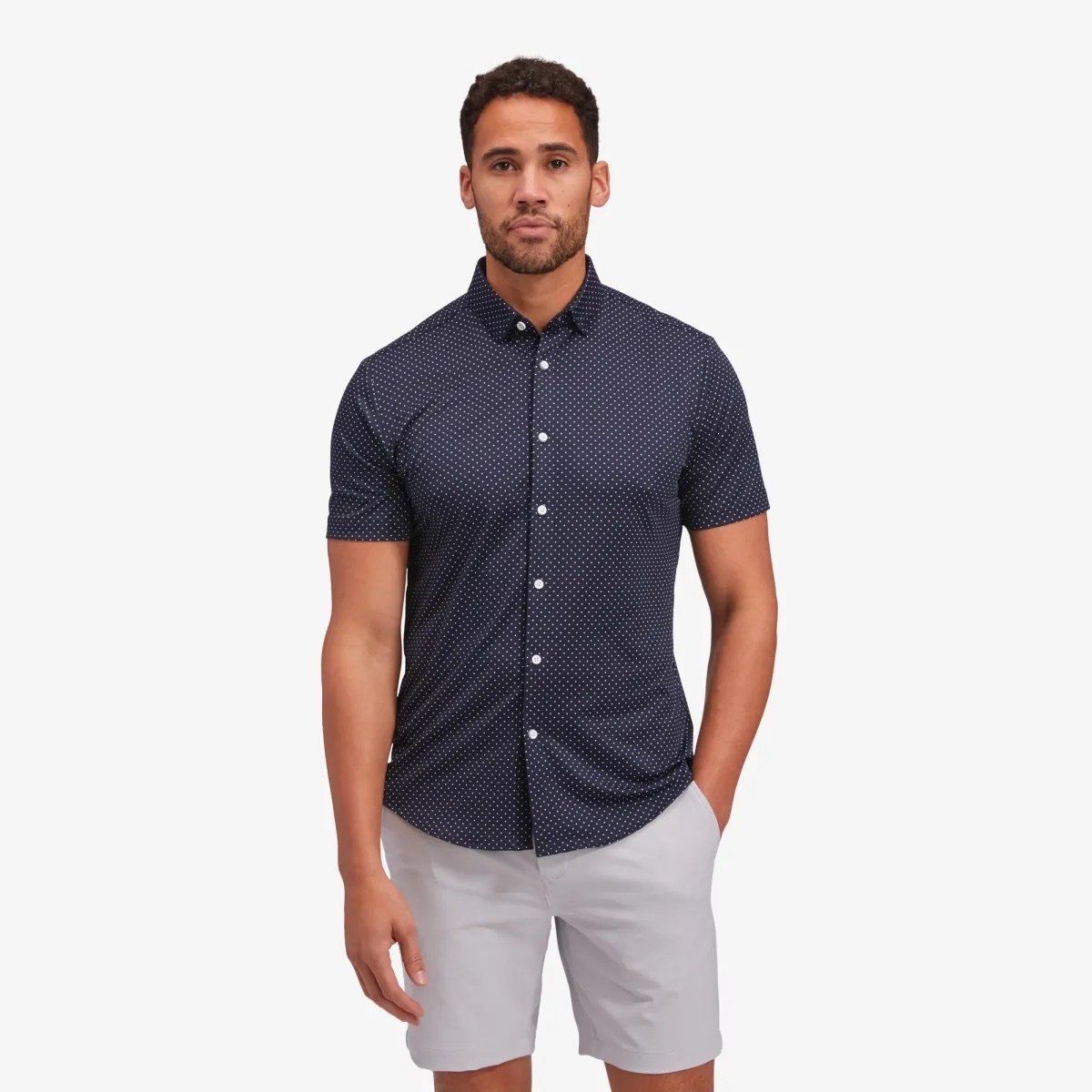 HALYARD SHORT SLEEVE DRESS SHIRT