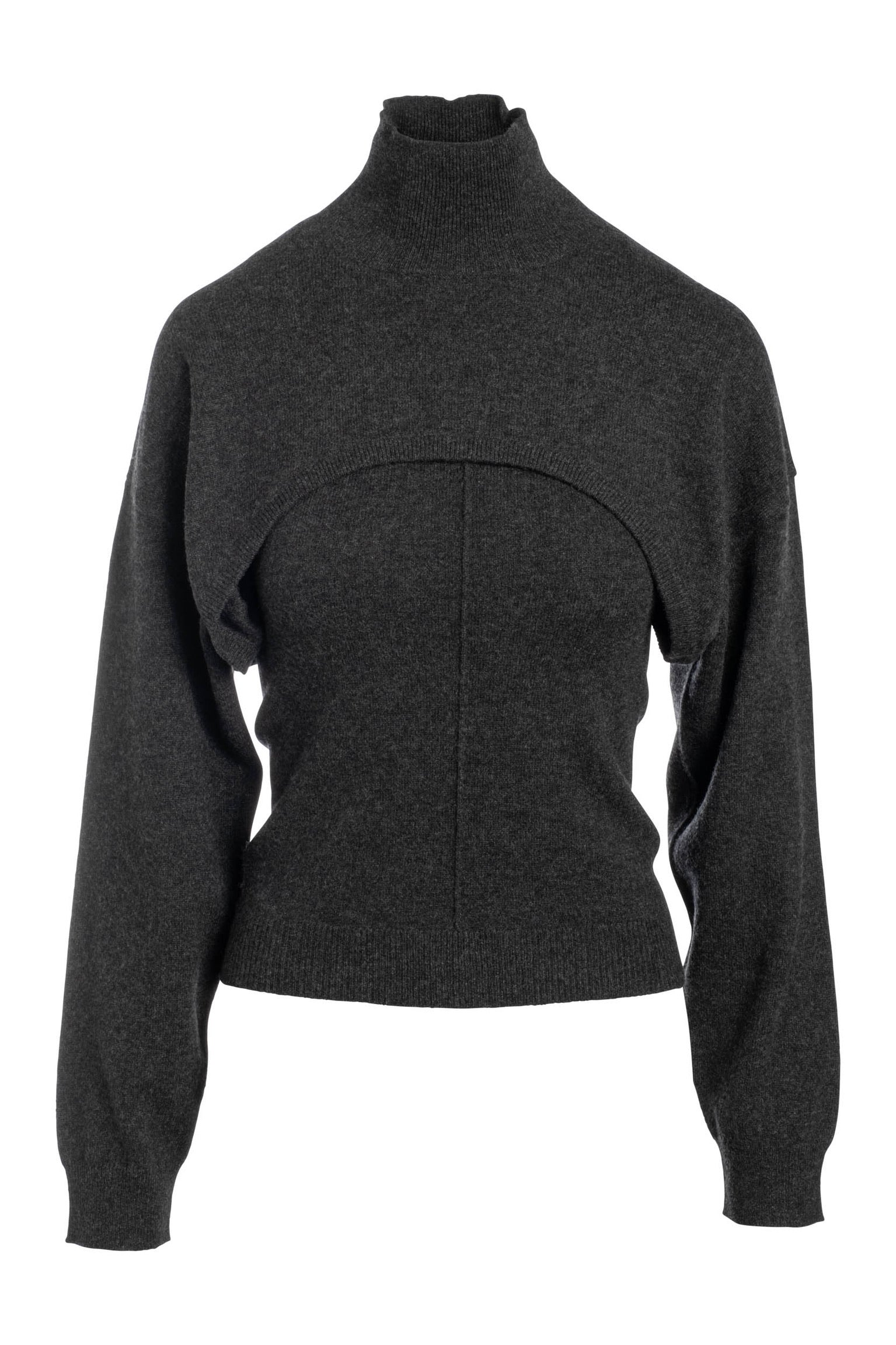 NAADAM Cashmere Two Piece Turtleneck with Pintucks