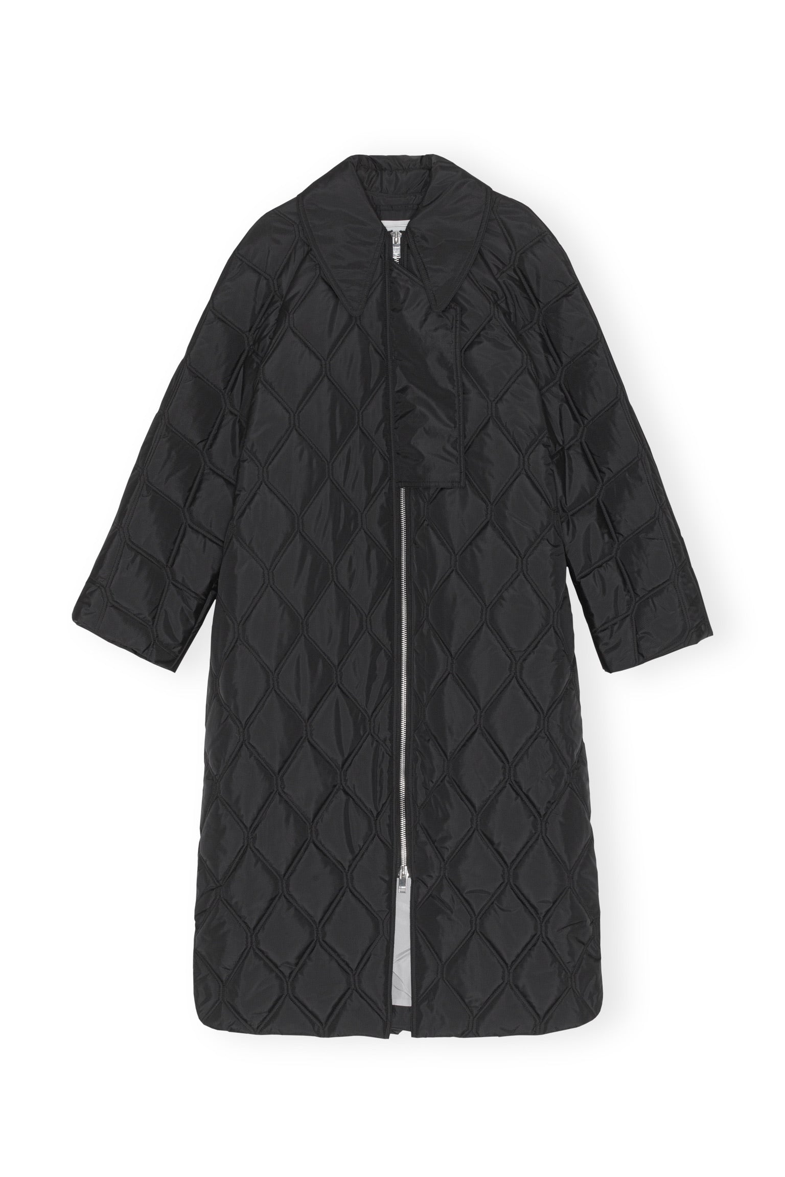 ganni RIPSTOP QUILT coat