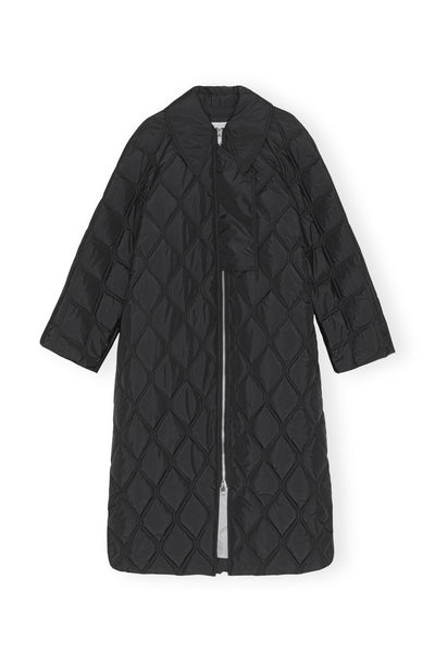 ジャケット・アウター GANNI Recycled Ripstop Quilt COAT 34 ganni RIPSTOP QUILT coat