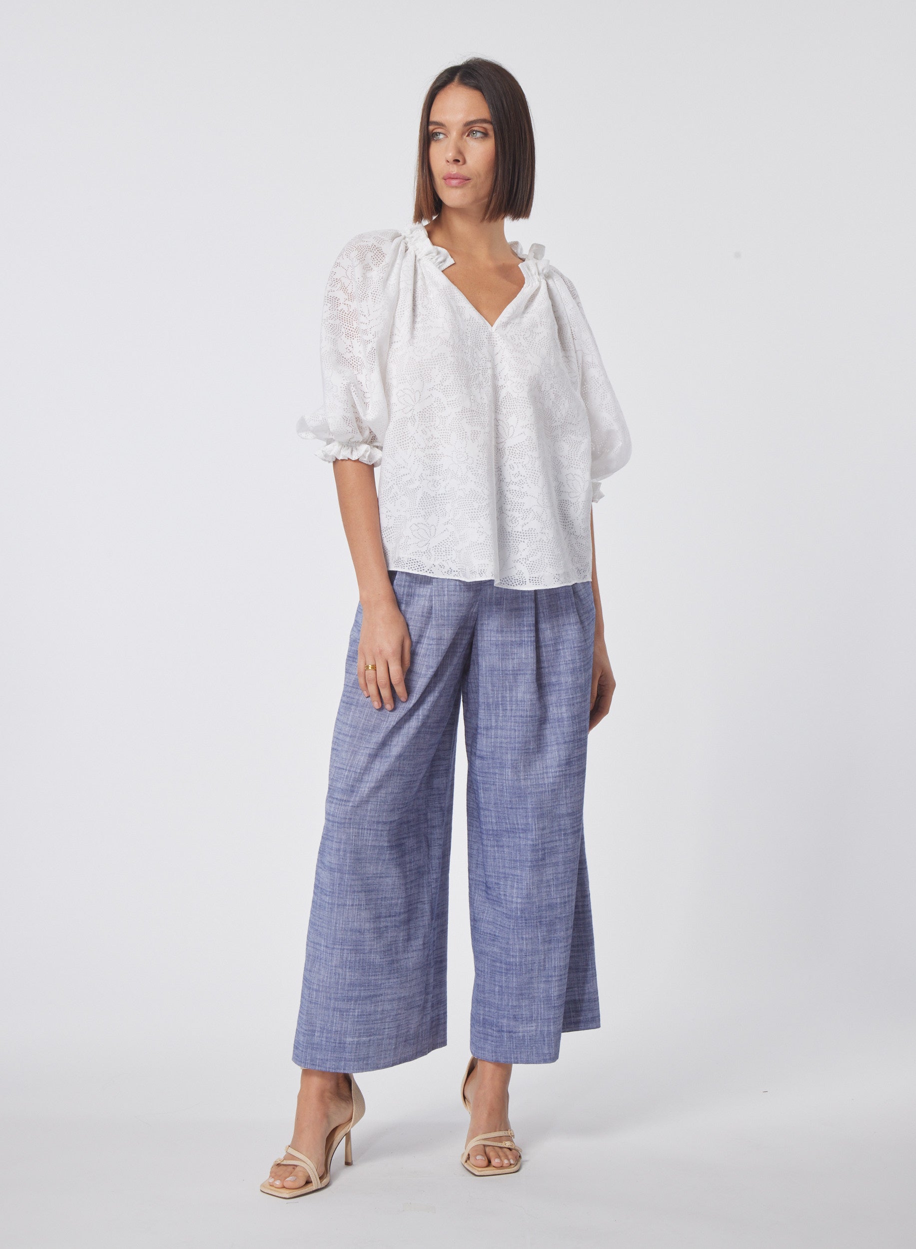 gilner farrar LIZZIE PANT - CHAMBRAY